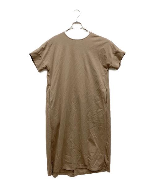 中古・古着通販】SOEJU (ソージュ) 半袖ワンピース ブラウン サイズ
