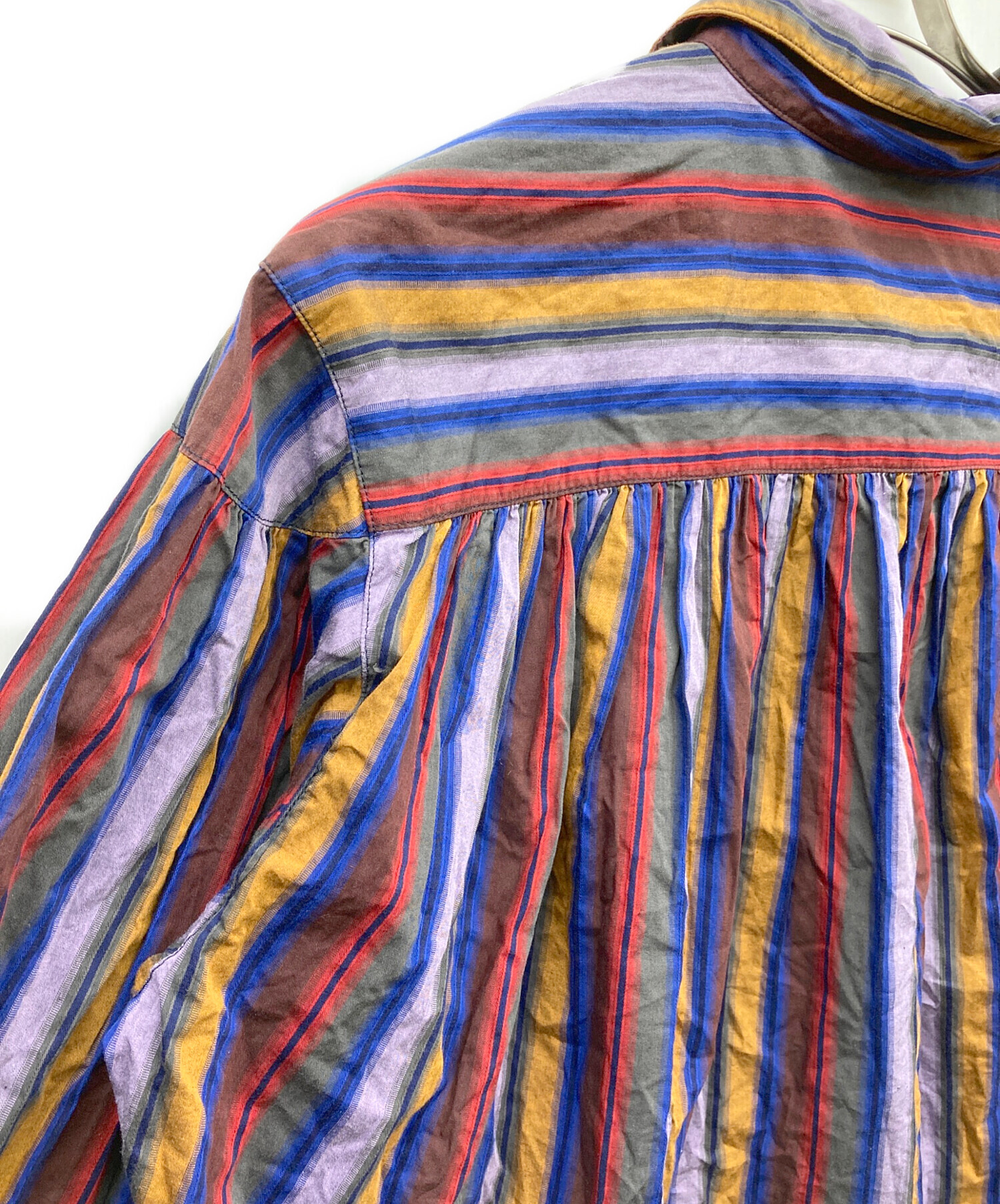 AiE / ペインターシャツ/M/コットン/マルチカラー/総柄 中古・古着通販】AiE (エーアイイー) ペインターシャツ マルチカラー