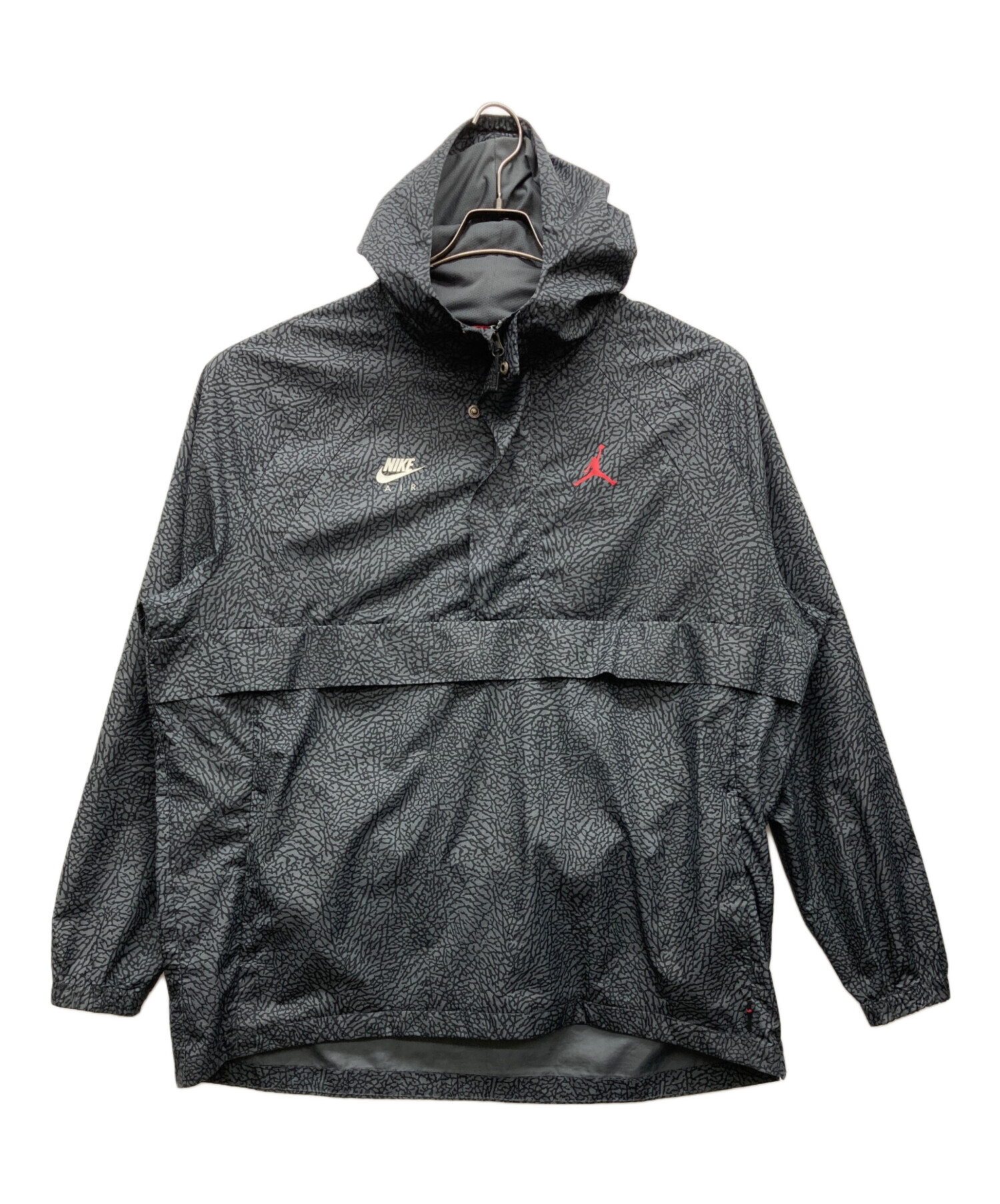 【希少XL】JORDAN ジョーダン アノラック nike ナイキ 未使用級 中古・古着通販】JORDAN (ジョーダン) アノラックパーカー グレー