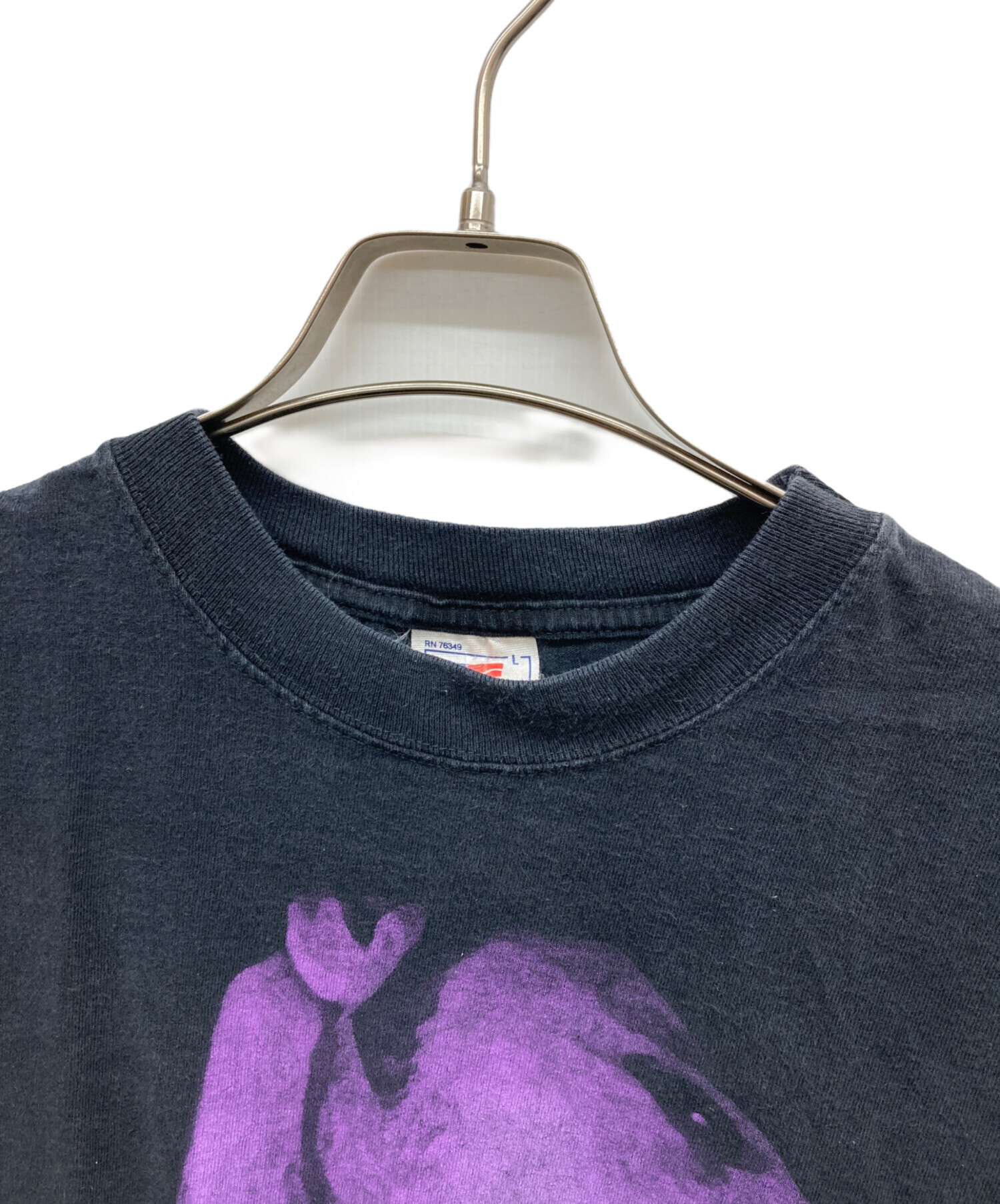 中古・古着通販】T-AMERICA (T-AMERICA) プリントTシャツ ブラック