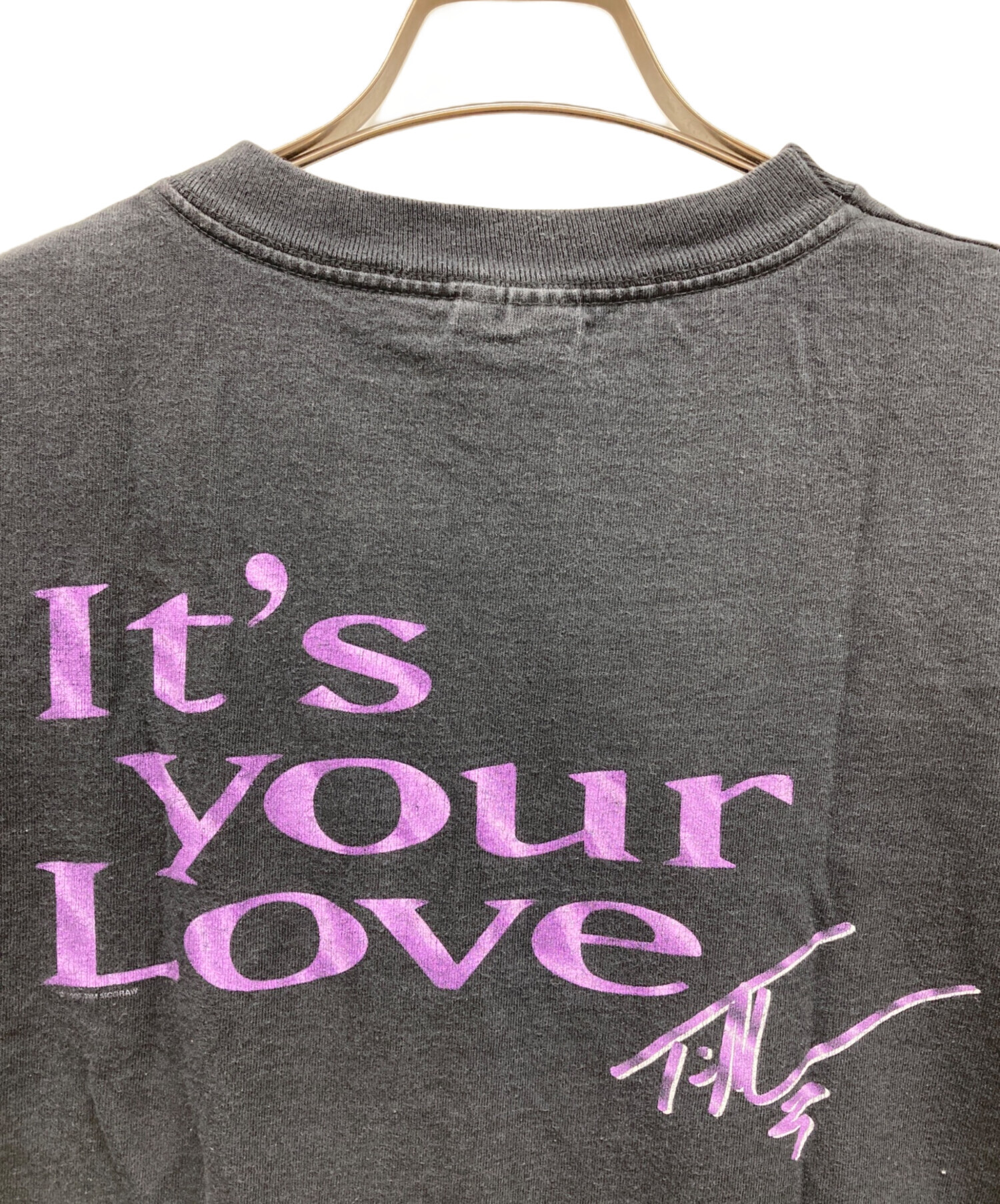 中古・古着通販】T-AMERICA (T-AMERICA) プリントTシャツ ブラック