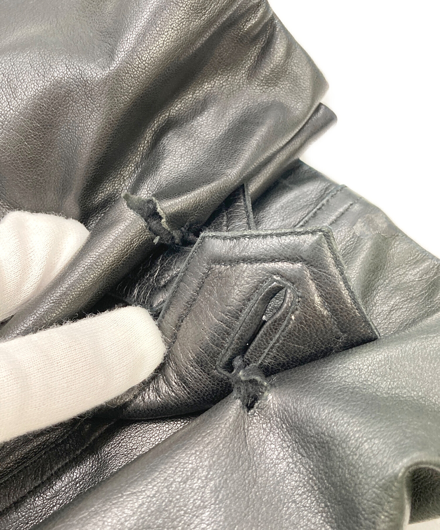 中古・古着通販】BRIONI (ブリオーニ) カシミアライナー付レザー