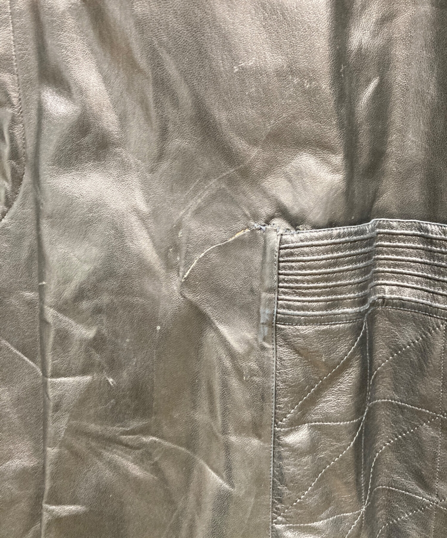 中古・古着通販】BRIONI (ブリオーニ) カシミアライナー付レザー