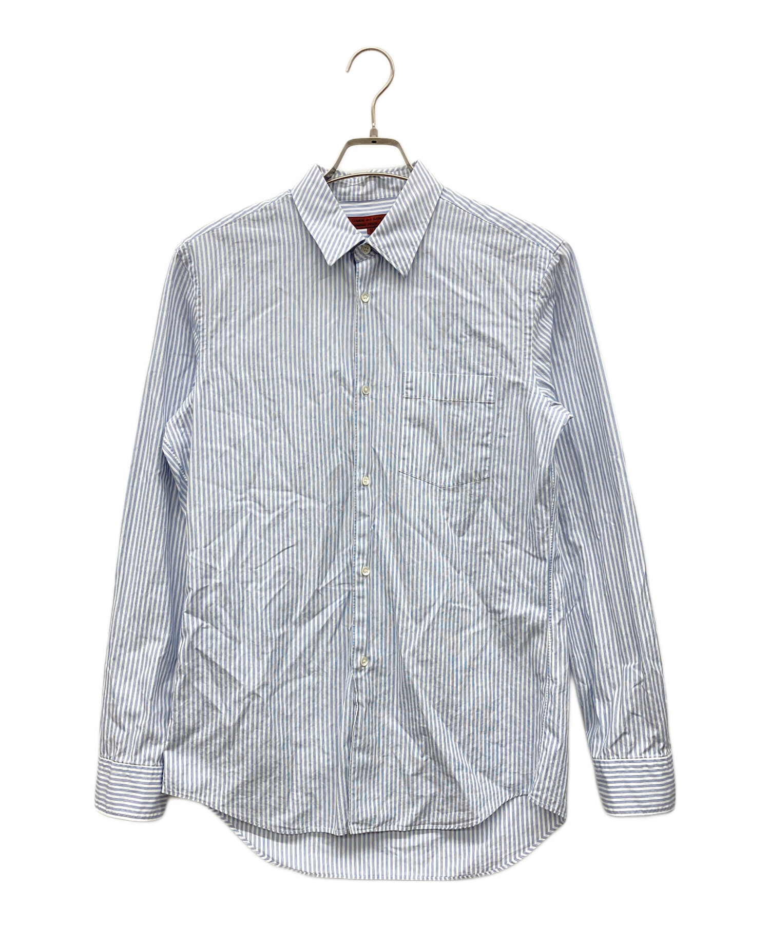 【ほぼ新品】XSサイズ コムデギャルソン オム ドゥ ストライプシャツ 中古・古着通販】COMME des GARCONS HOMME DEUX (コムデギャルソン