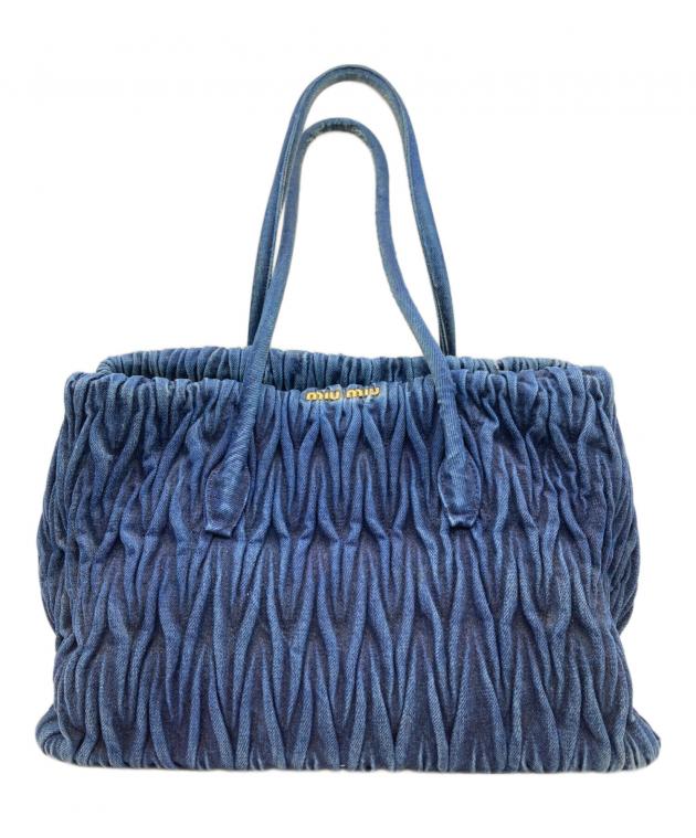 中古・古着通販】MIU MIU (ミュウミュウ) デニムマテラッセトート