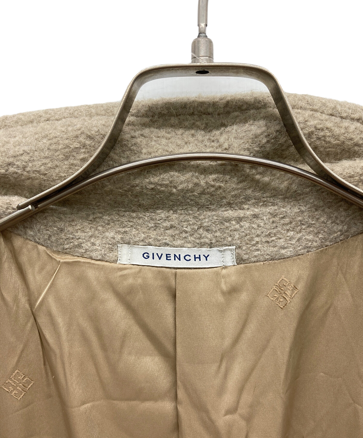 中古・古着通販】GIVENCHY (ジバンシィ) チェスターコート ベージュ 中古・古着通販】GIVENCHY (ジバンシィ) チェスターコート ベージュ
