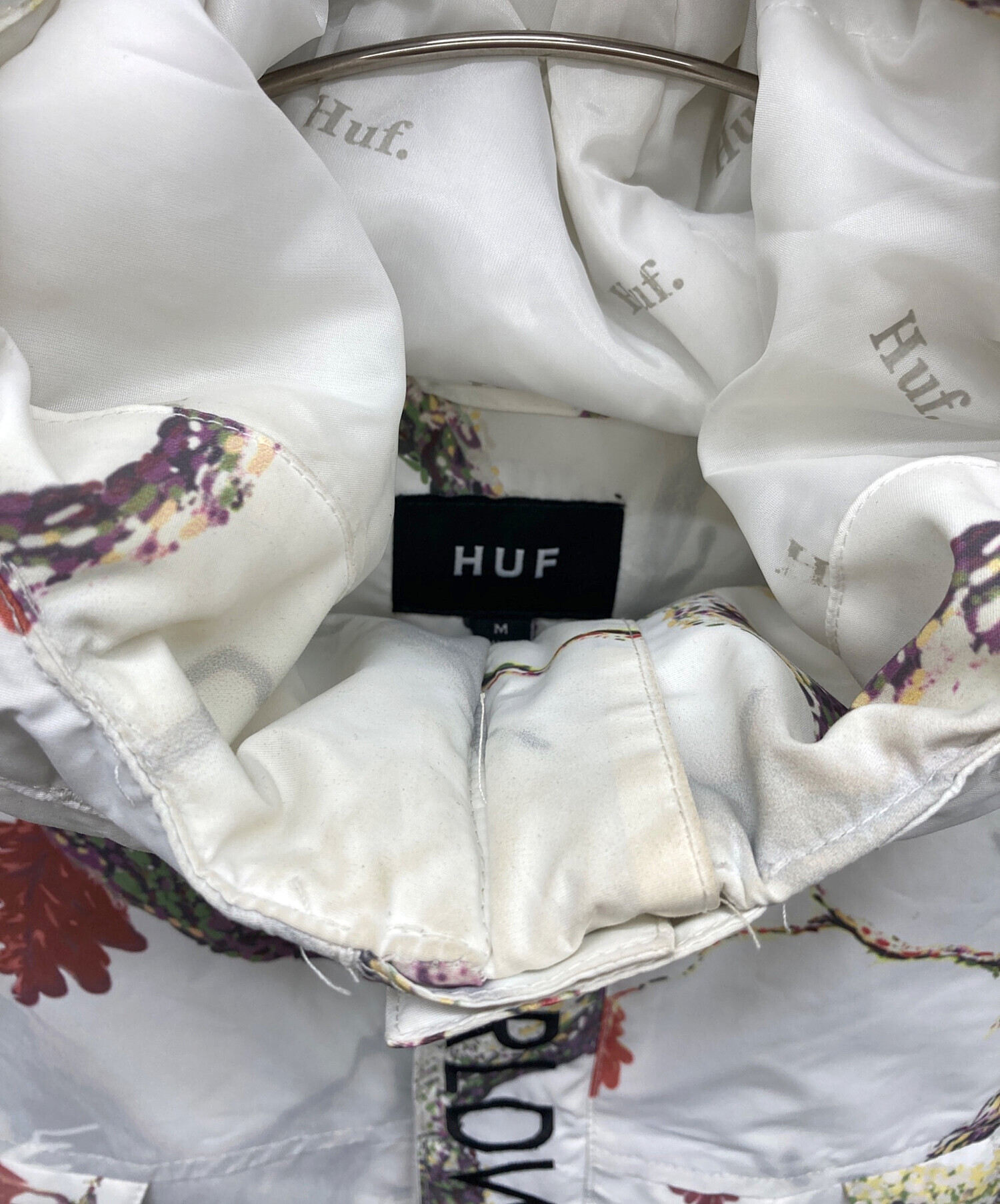 中古・古着通販】HUF (ハフ) AVALANCHE PARKA ホワイト サイズ:M