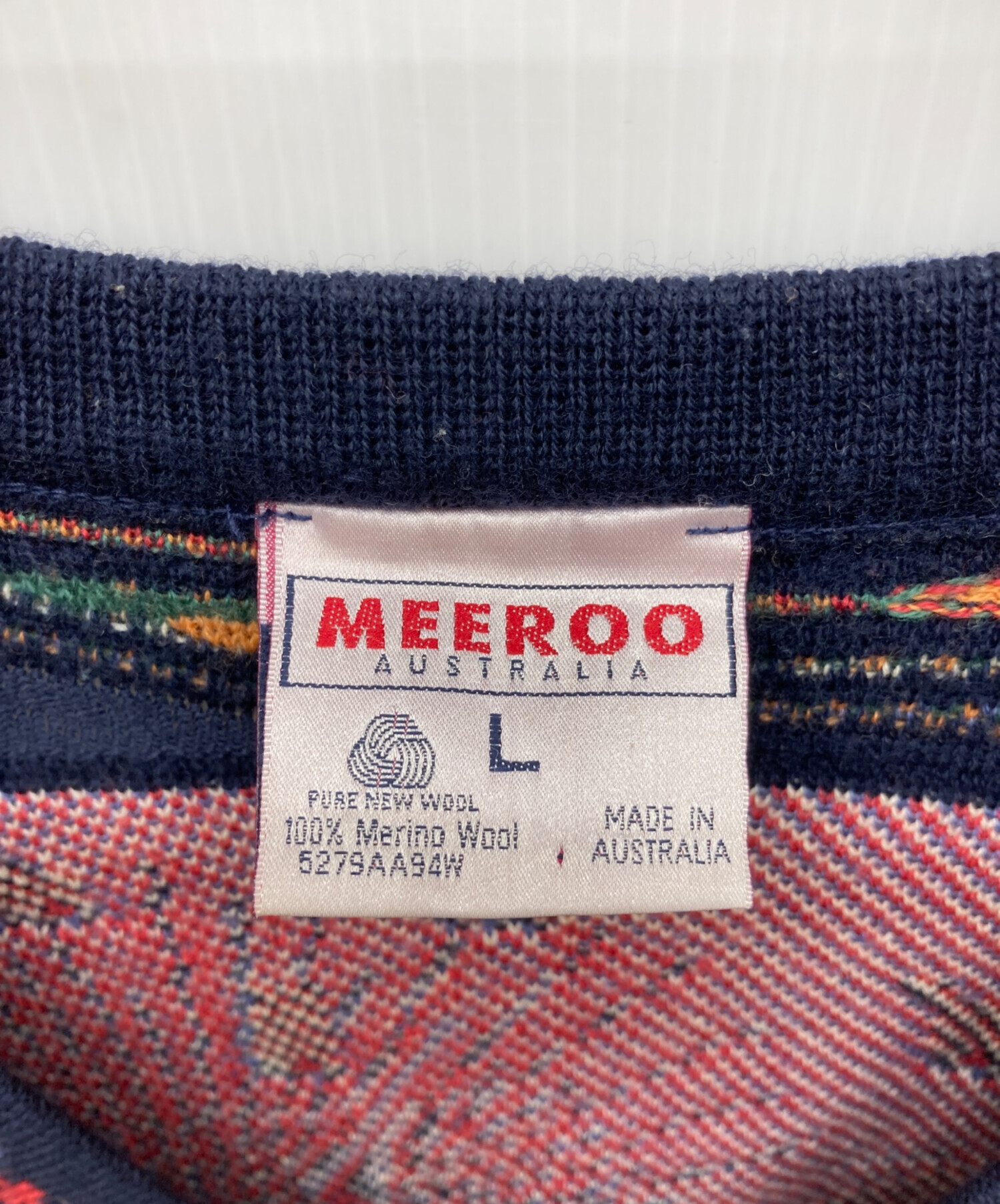中古・古着通販】MEEROO (.) 3Dカーディガン マルチカラー サイズ:L 