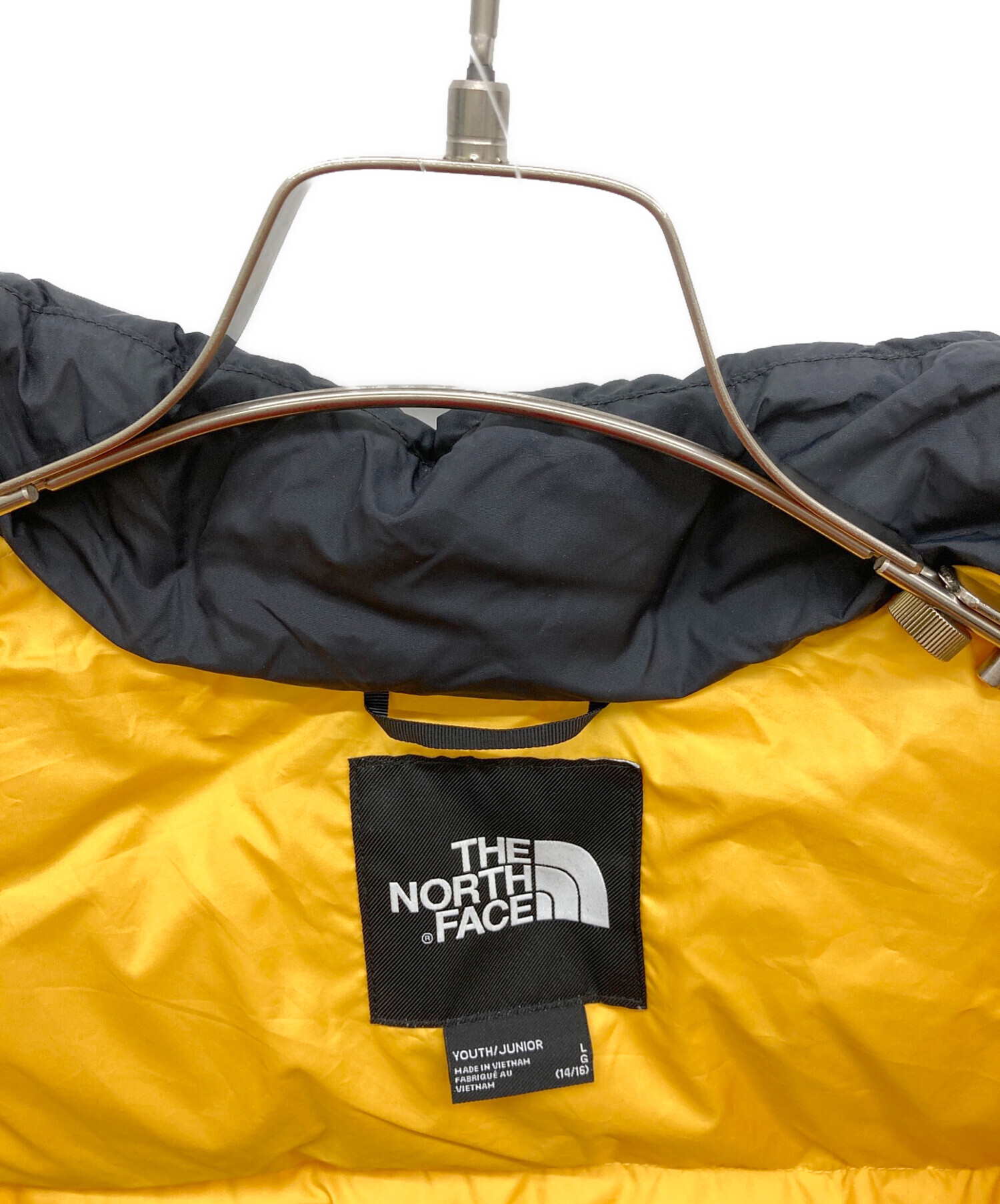 未使用品 THE NORTH FACE ダウン S イエロー 071J81 中古・古着通販】THE NORTH FACE (ザ ノース フェイス) ヌプシダウン