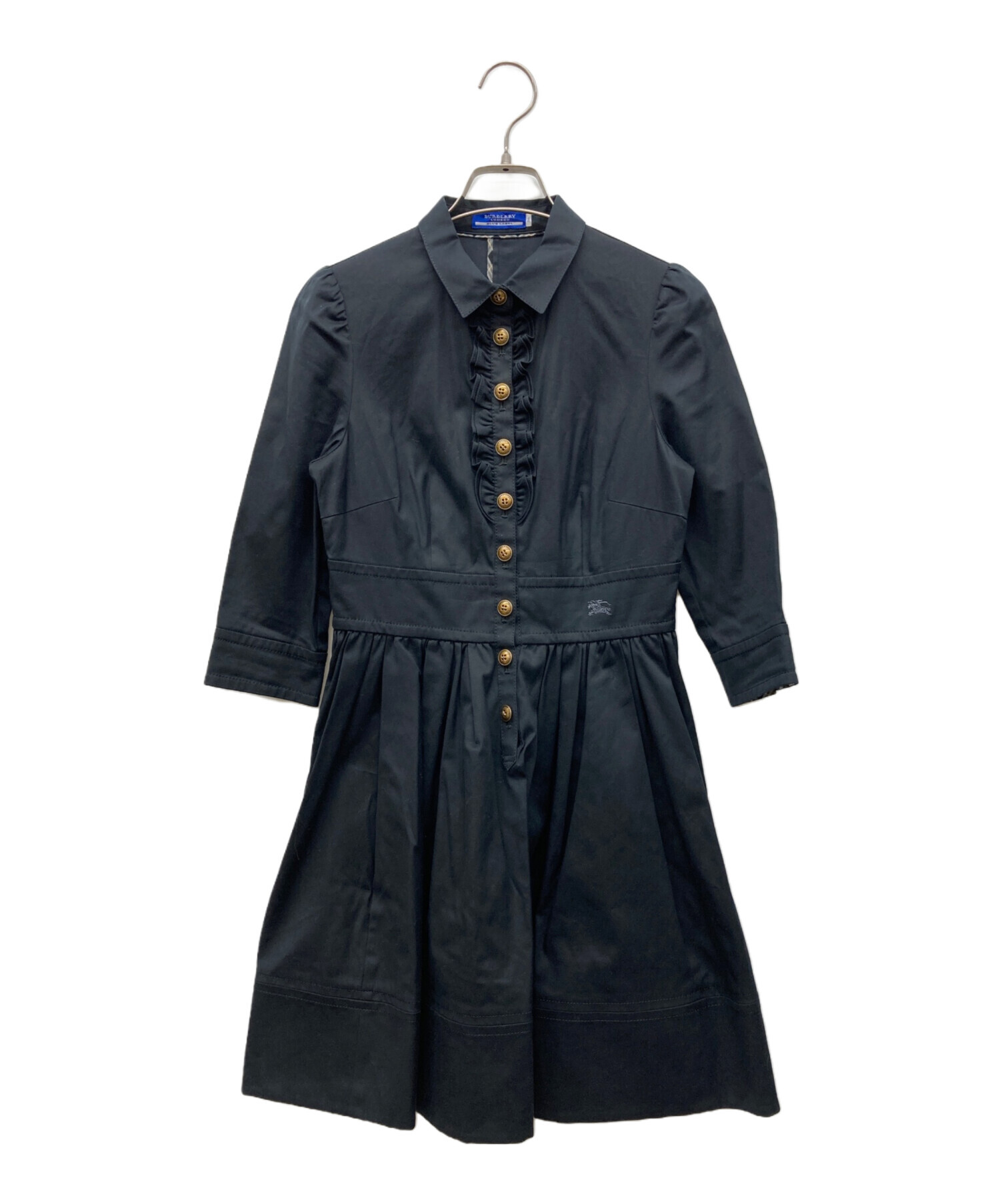 BURBERRY BLUE LABEL」 長袖ワンピース 38 レッド レディース 【公式通販】