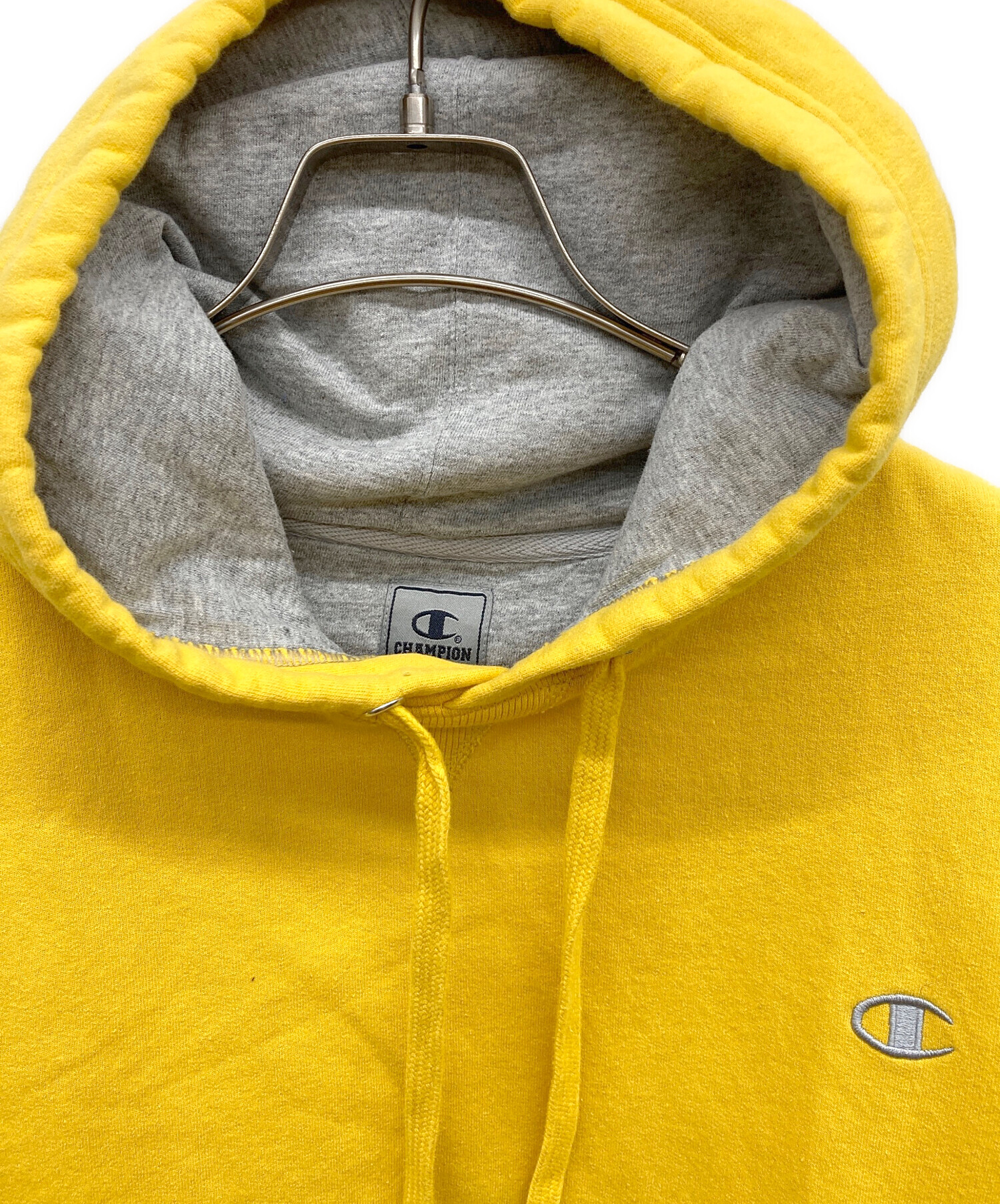 Championパーカー(XL.黄色) 中古・古着通販】Champion (チャンピオン) パーカー イエロー サイズ