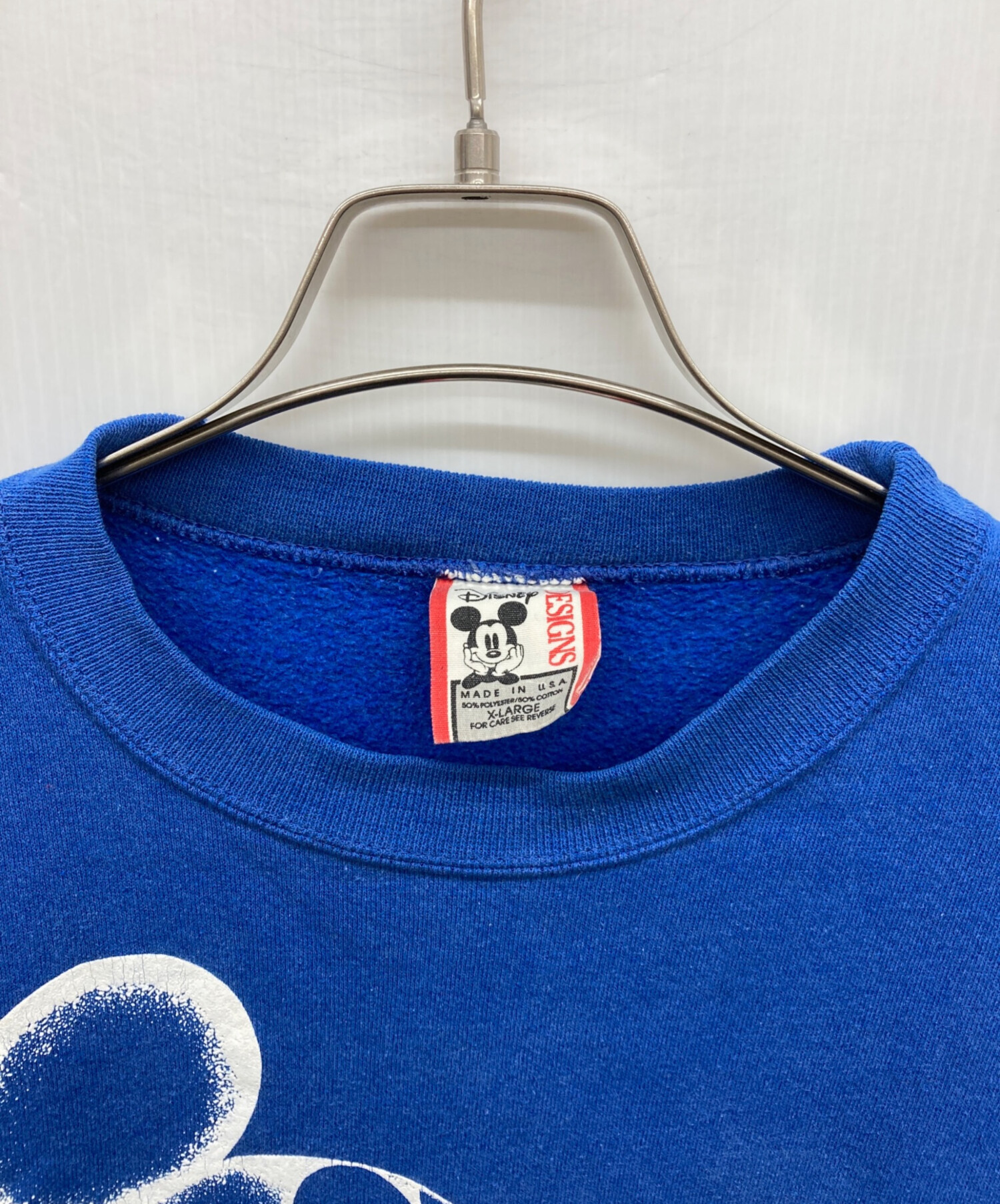 中古・古着通販】Disney (ディズニー) スウェット ブルー サイズ:X 