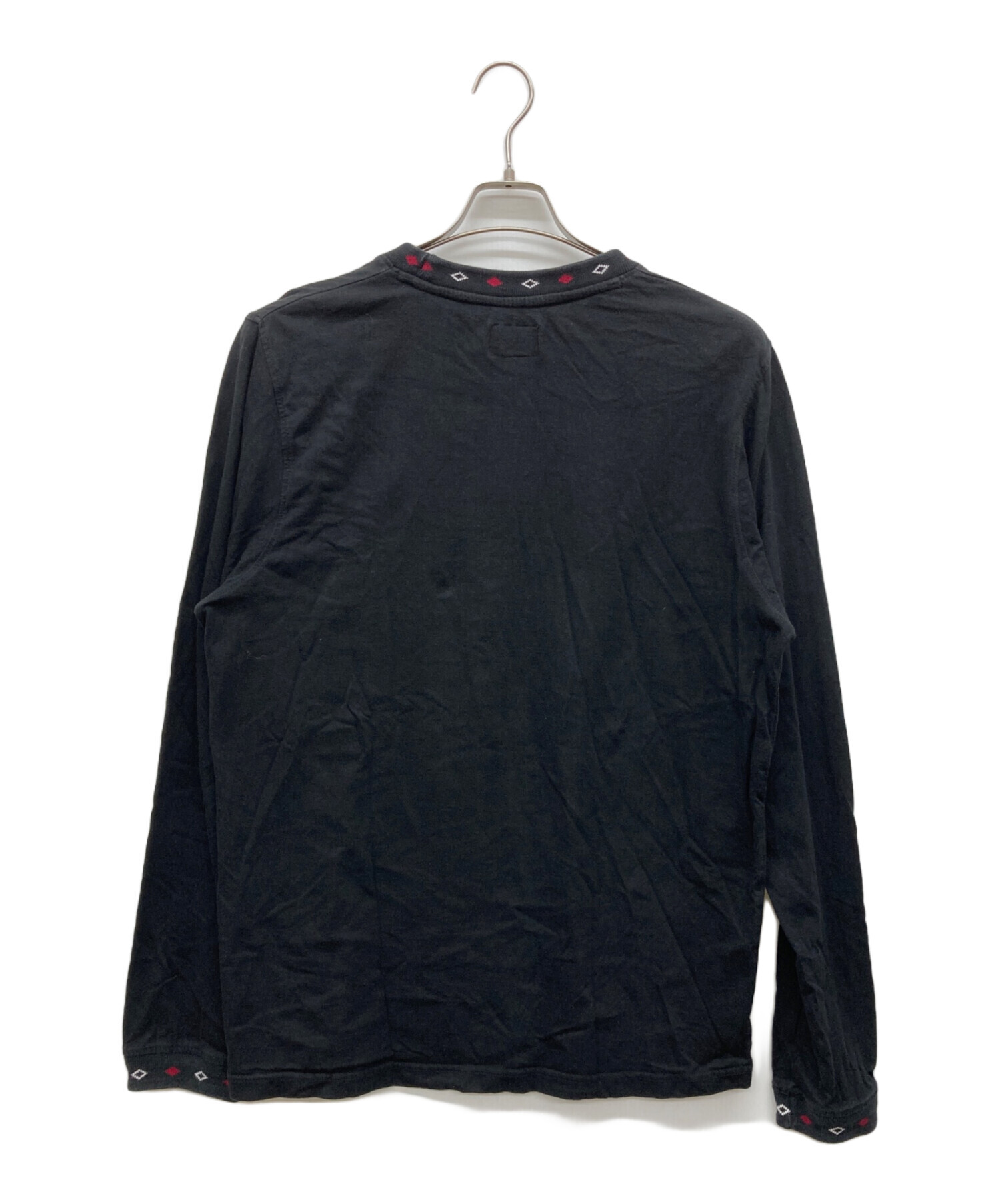 中古・古着通販】stussy (ステューシー) 長袖Tシャツ ブラック サイズ 