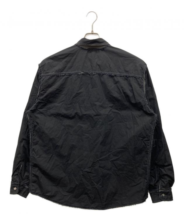 中古・古着通販】DIESEL (ディーゼル) 長袖シャツ ブラック サイズ:L 