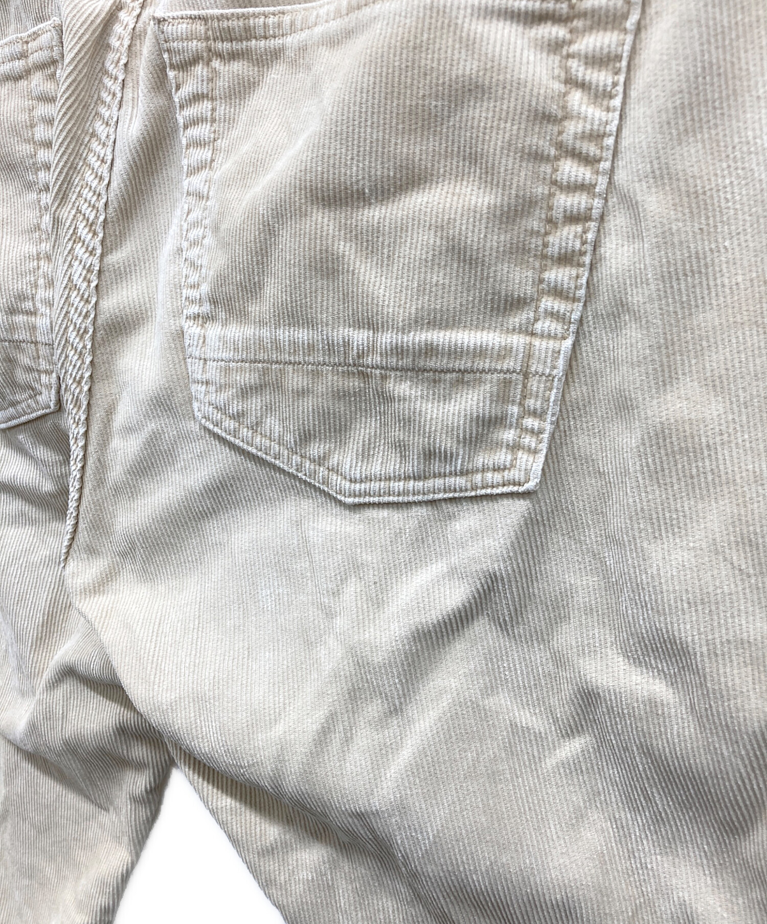 中古・古着通販】Denham (デンハム) コーデュロイパンツ アイボリー