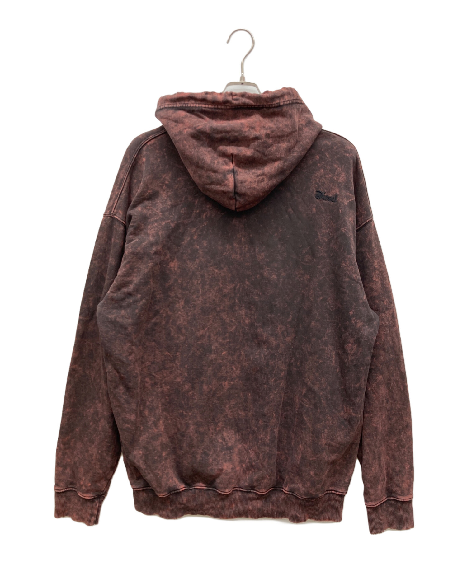 中古・古着通販】DIESEL (ディーゼル) ダメージ加工ムラ染パーカー