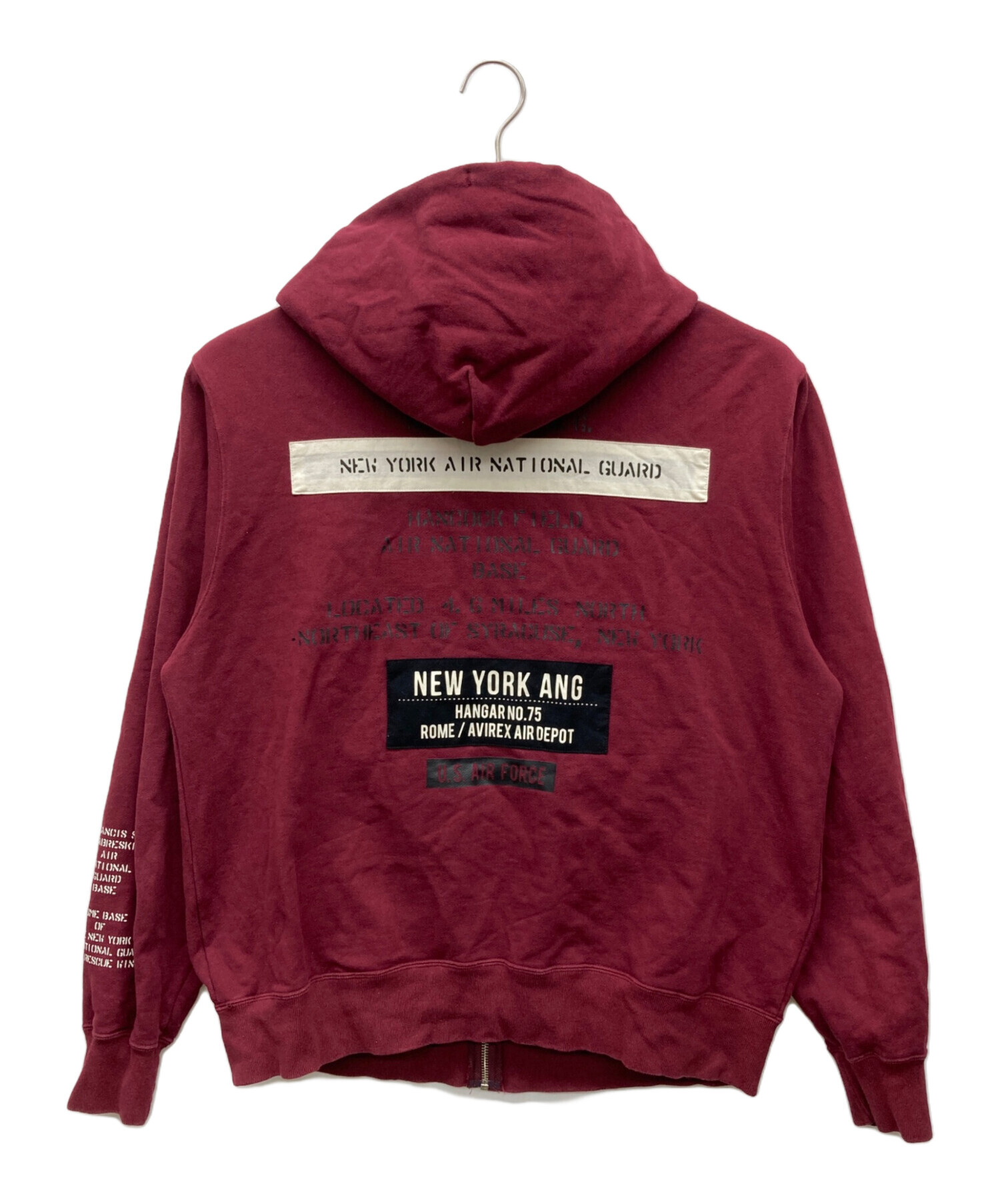 AVIREX 　HOODED 　パーカー 新品未使用 Lサイズ AVIREX（アヴィレックス） パーカー メンズ レディース : ZOZOTOWN