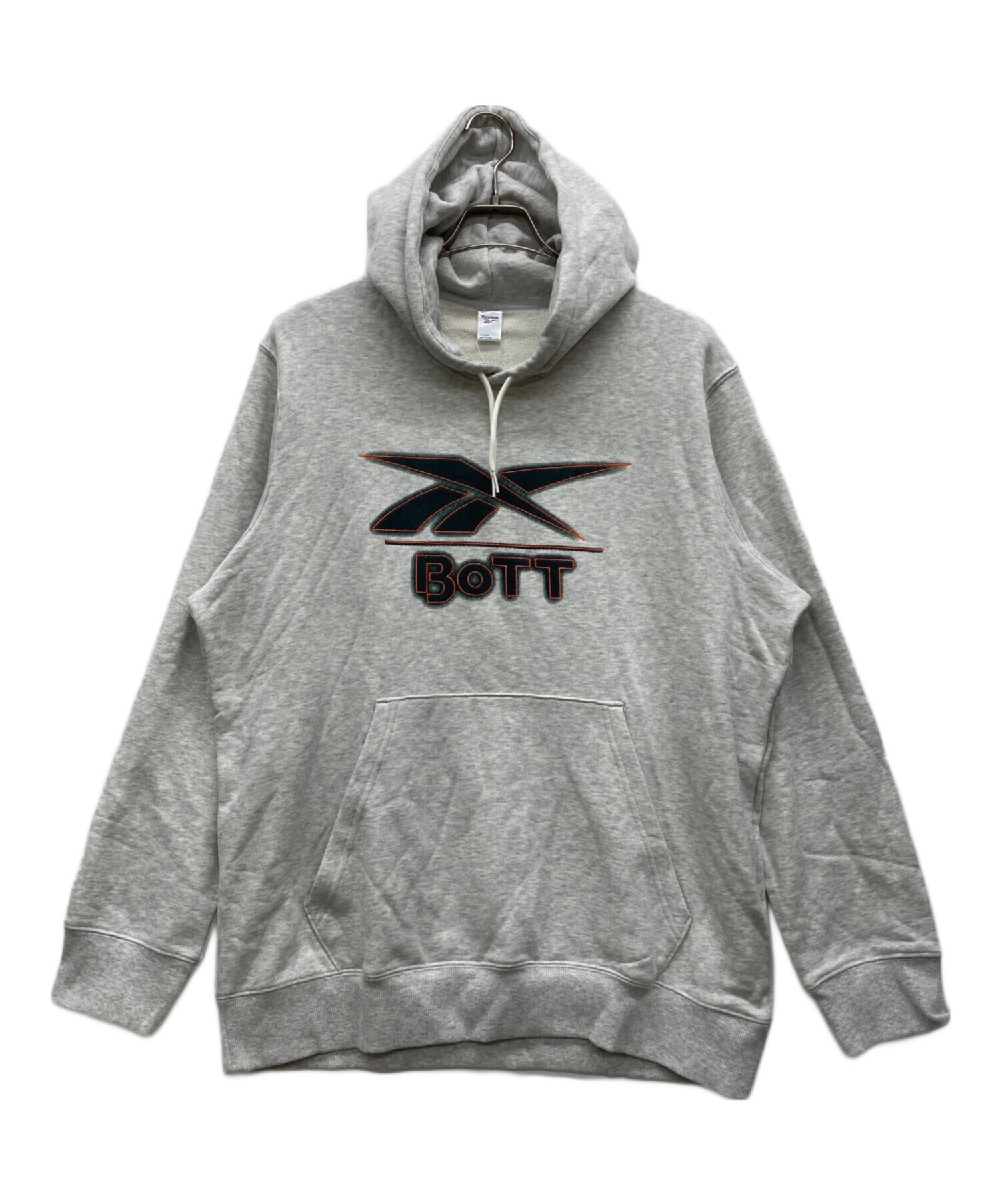 BoTT グレー パーカー Mサイズ 中古・古着通販】REEBOK (リーボック) BoTT (ボット) パーカー グレー