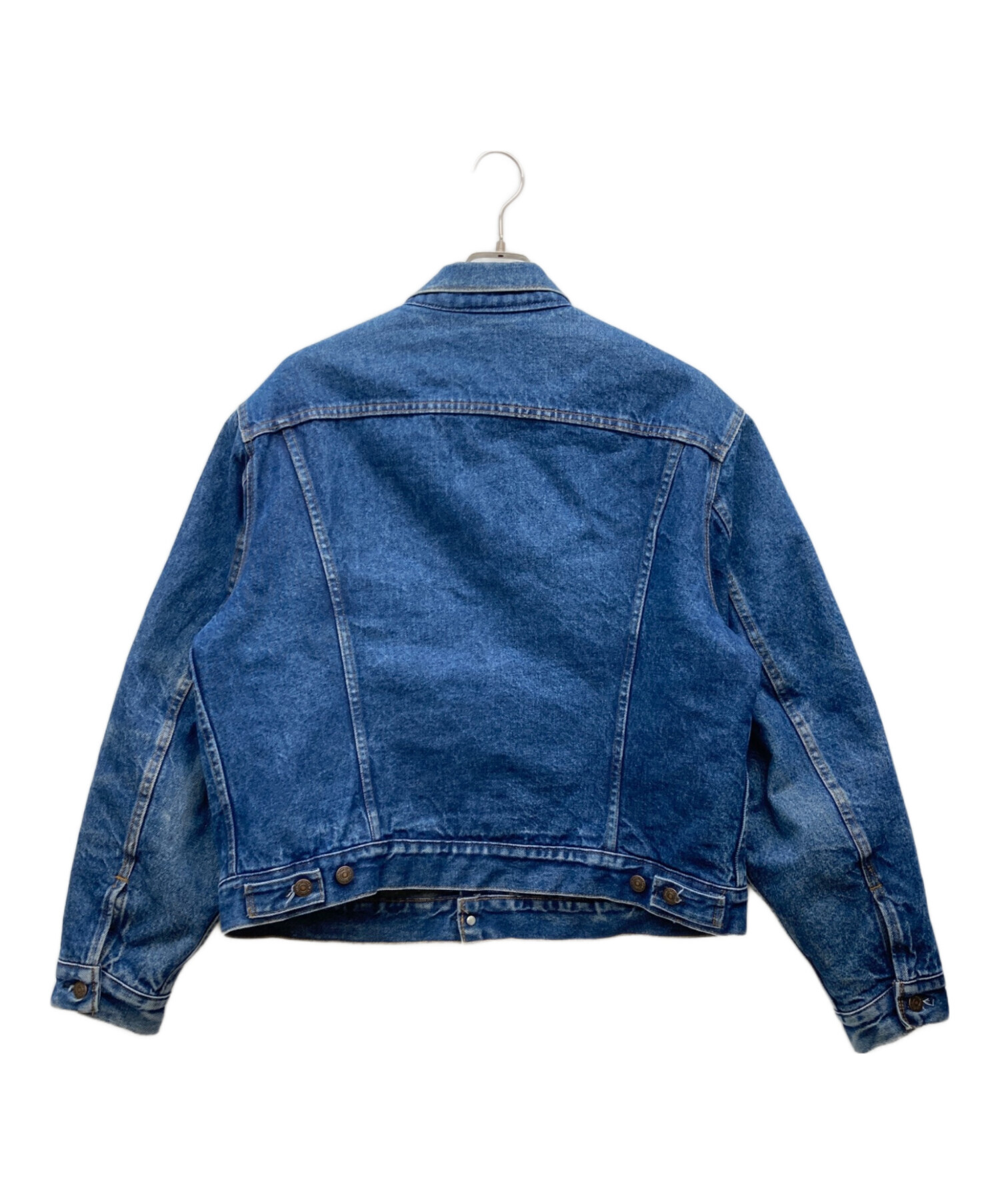 【古着】リーバイス デニムジャケット ブルー メンズ3XL 中古・古着通販】LEVI'S (リーバイス) 裏ブランケットデニムジャケット