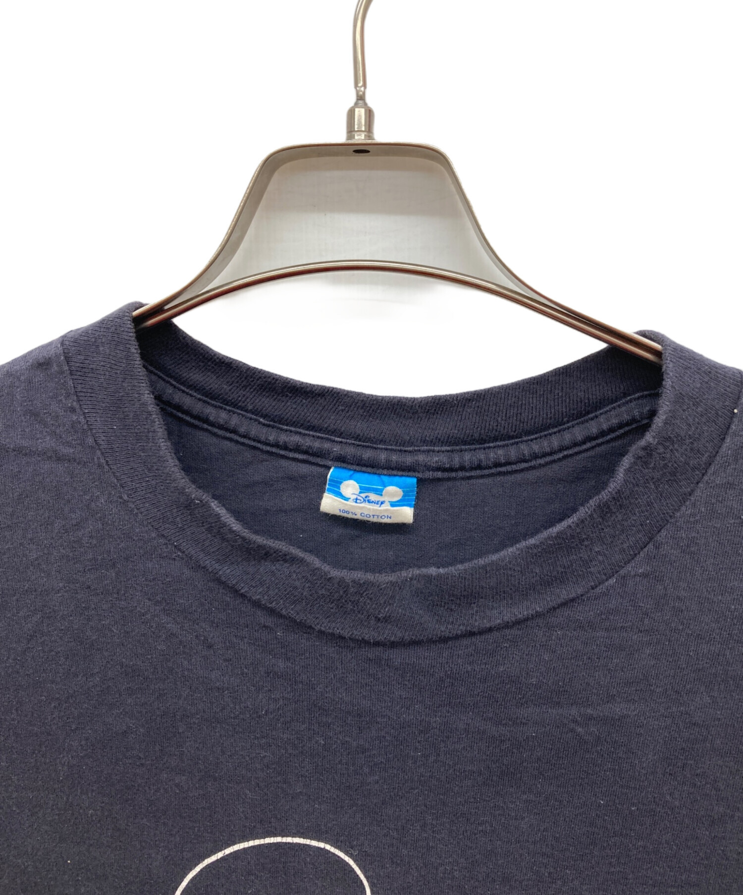 中古・古着通販】Disney (ディズニー) プリントTシャツ ネイビー