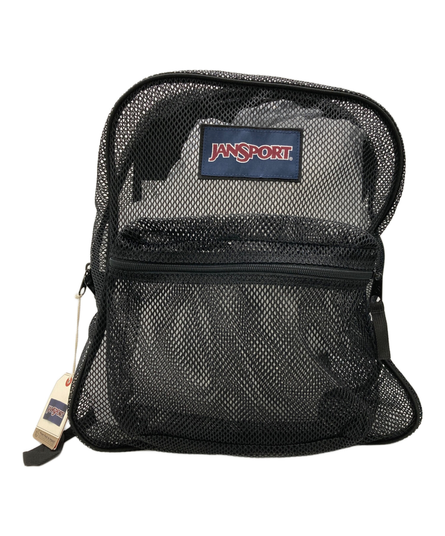 【新品未使用】JANSPORT メッシュリュック ブラック 中古・古着通販】JANSPORT (ジャンスポーツ) メッシュリュック