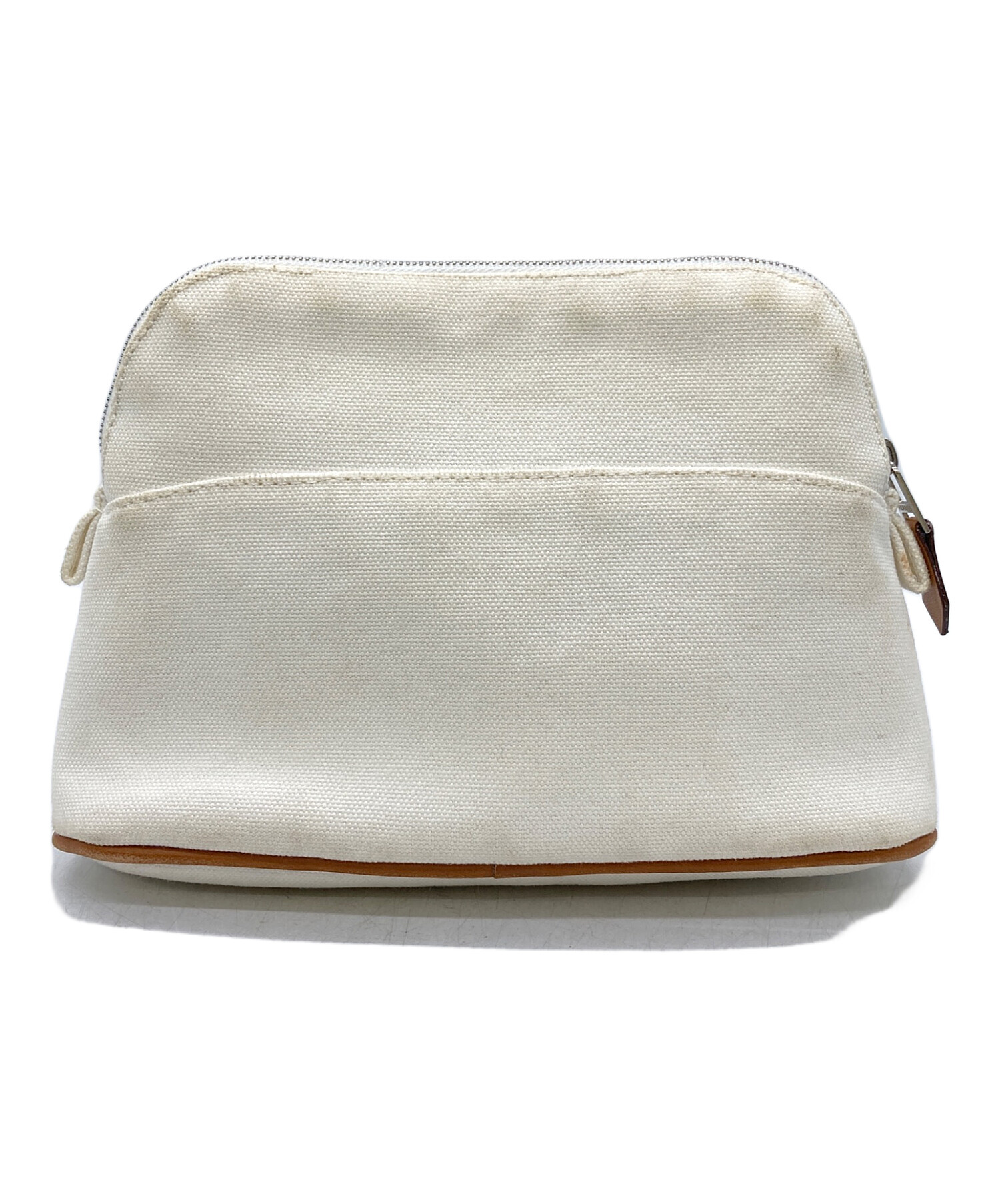 中古・古着通販】HERMES (エルメス) ボリード ポーチ ミニ アイボリー 