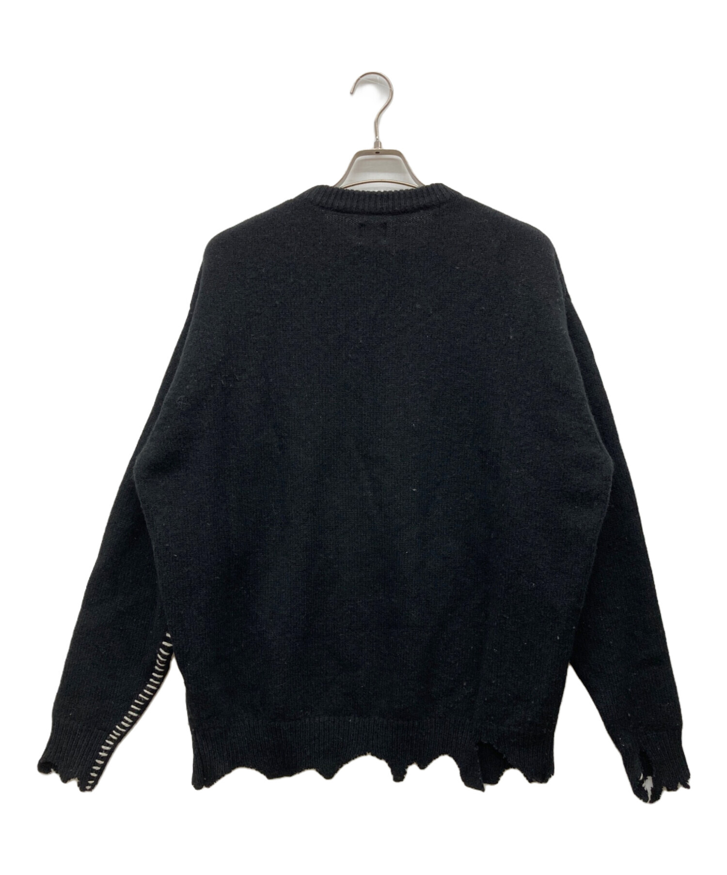 中古・古着通販】SAINT MICHAEL (セントマイケル) ダメージ加工ウール 