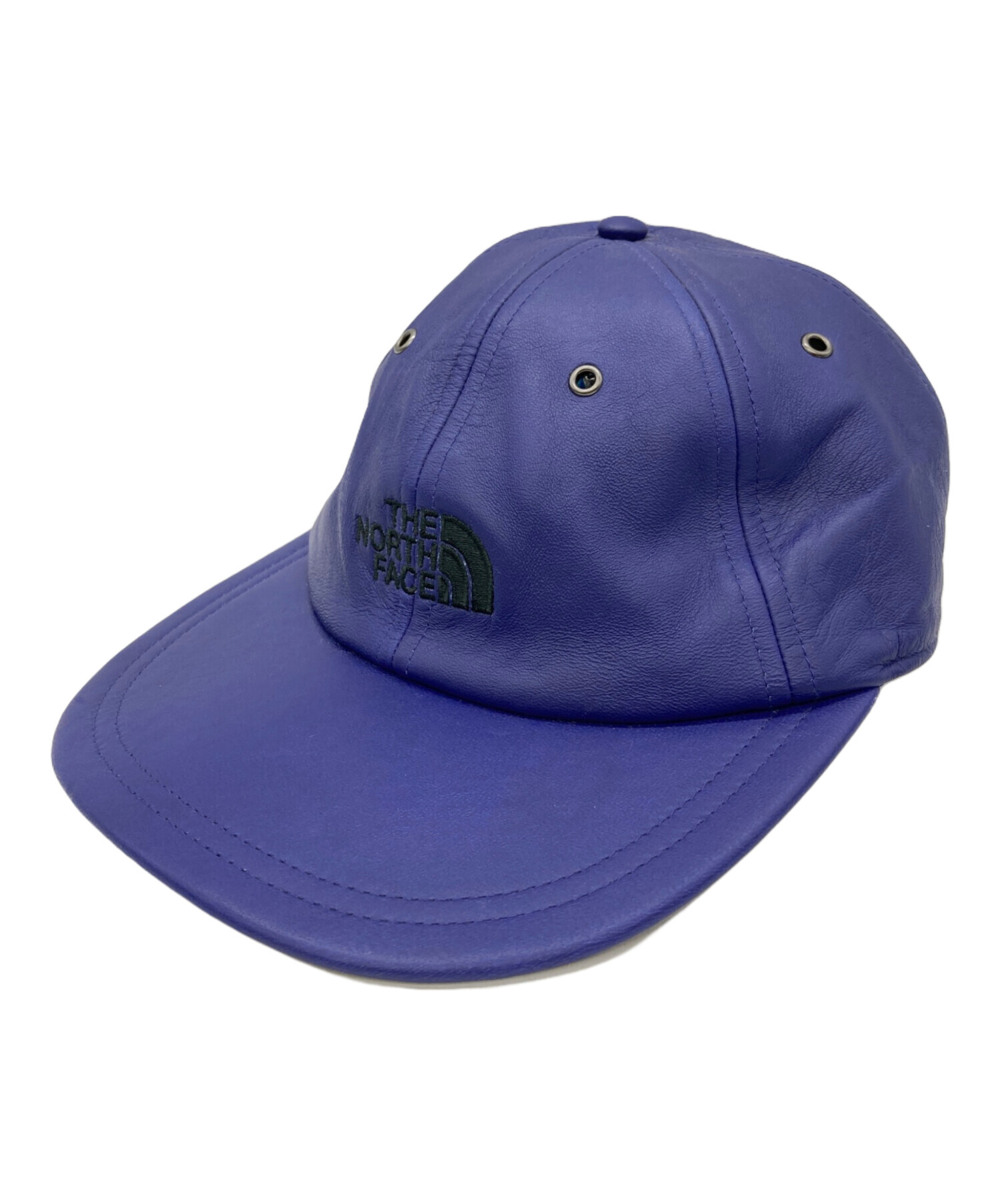 シュプリーム ノースフェイス　レザーキャップ Supreme x The North Face Leather 6-Panel Hat 
