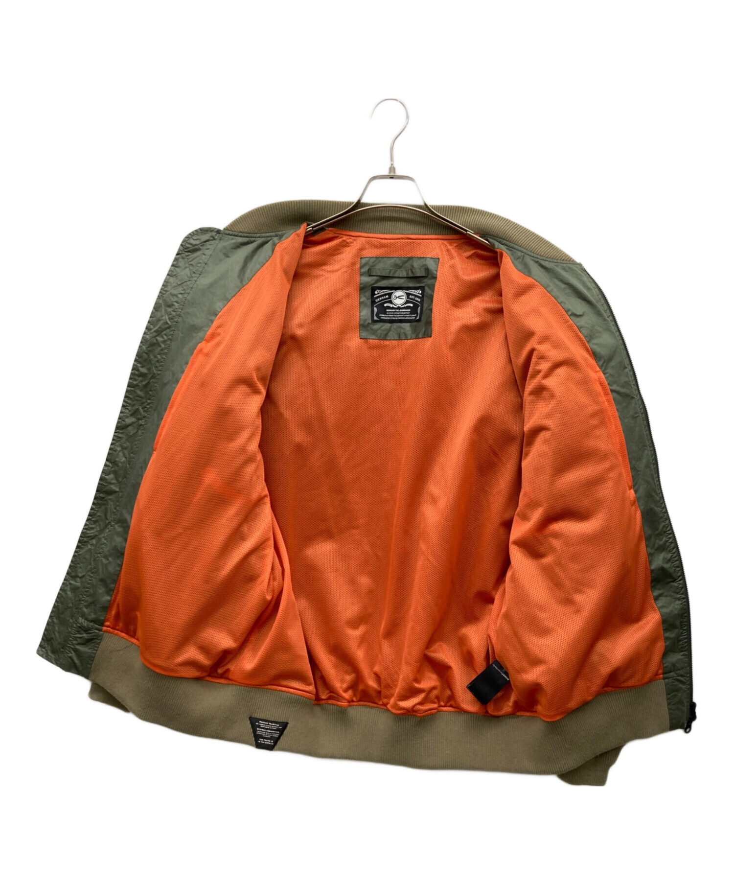 中古・古着通販】Denham (デンハム) MA-1ジャケット オリーブ サイズ:X 