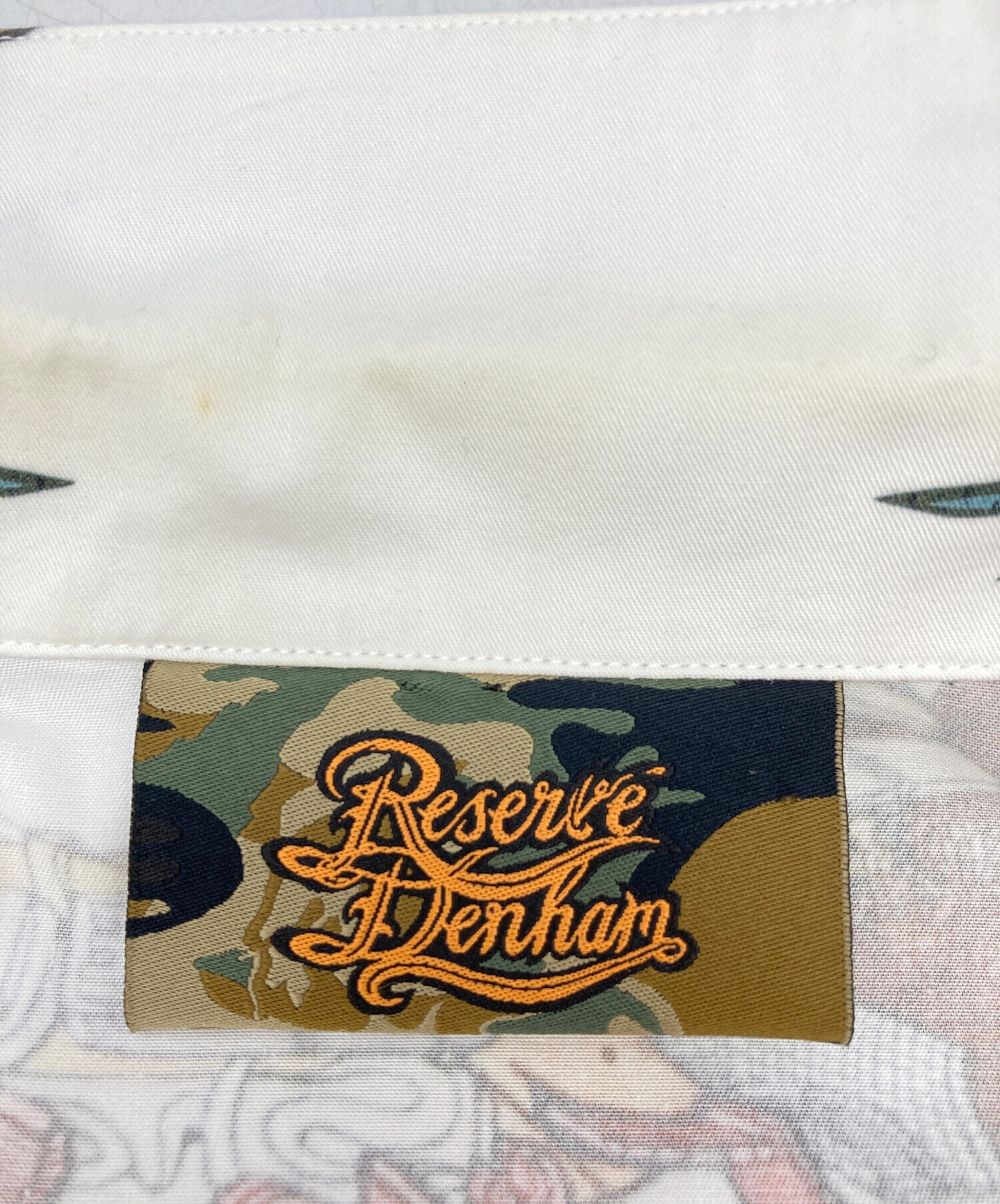 中古・古着通販】Denham (デンハム) オープンカラーシャツ ホワイト