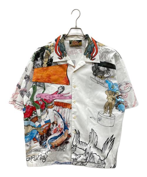 中古・古着通販】Denham (デンハム) オープンカラーシャツ ホワイト
