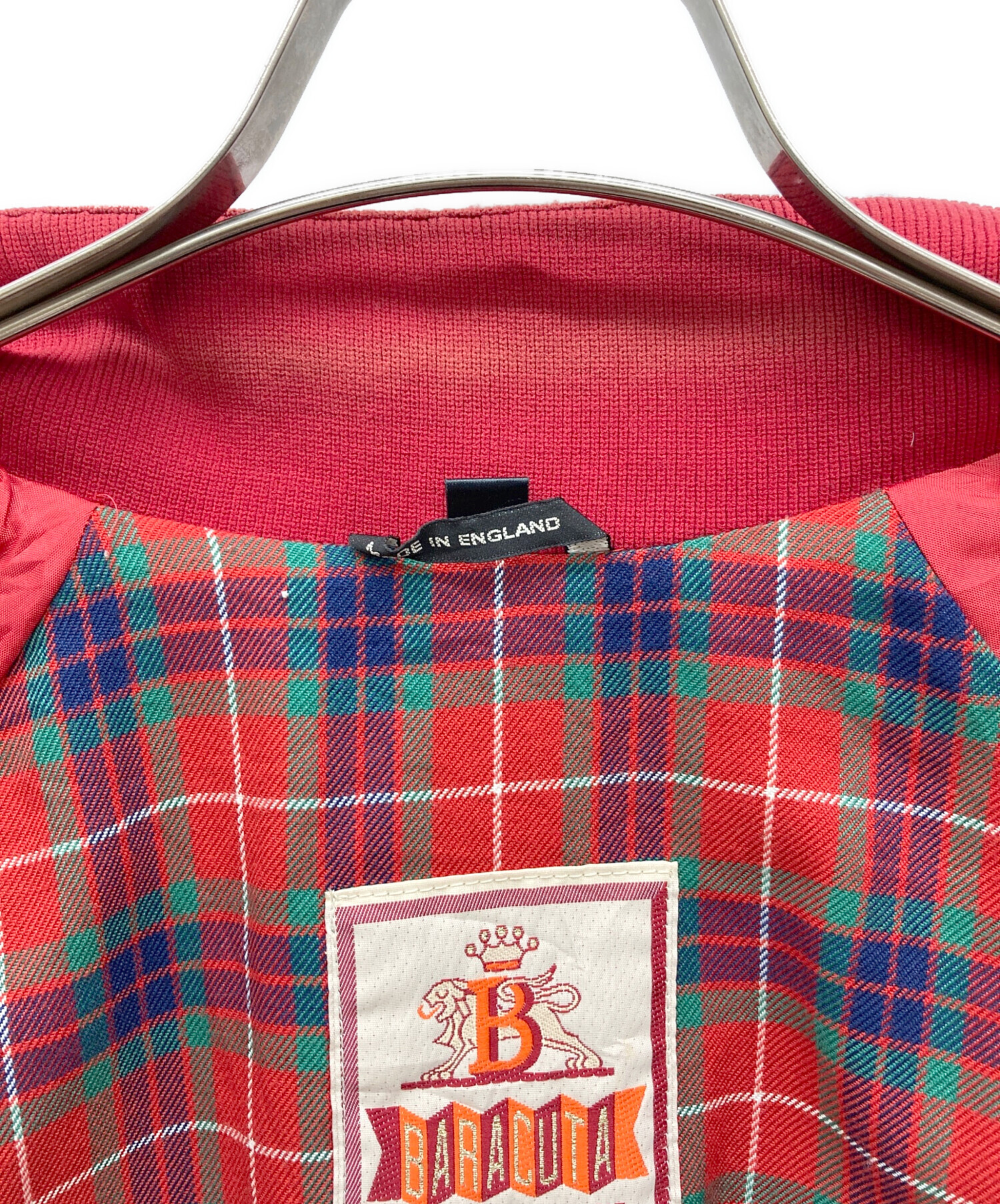 中古・古着通販】BARACUTA (バラクータ) ハリントンジャケット レッド 