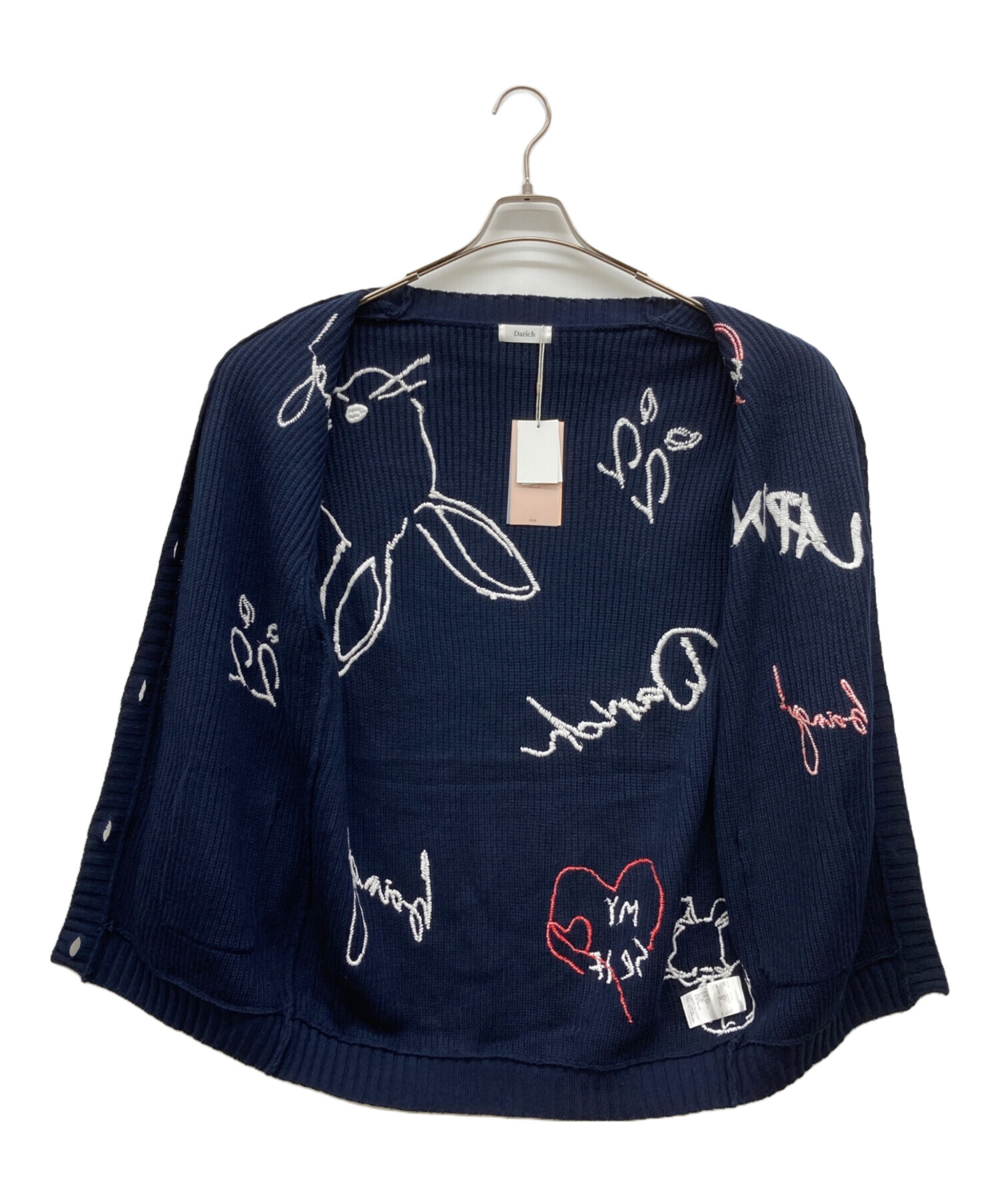中古・古着通販】Darich (ダーリッチ) エンブロイダリーニット