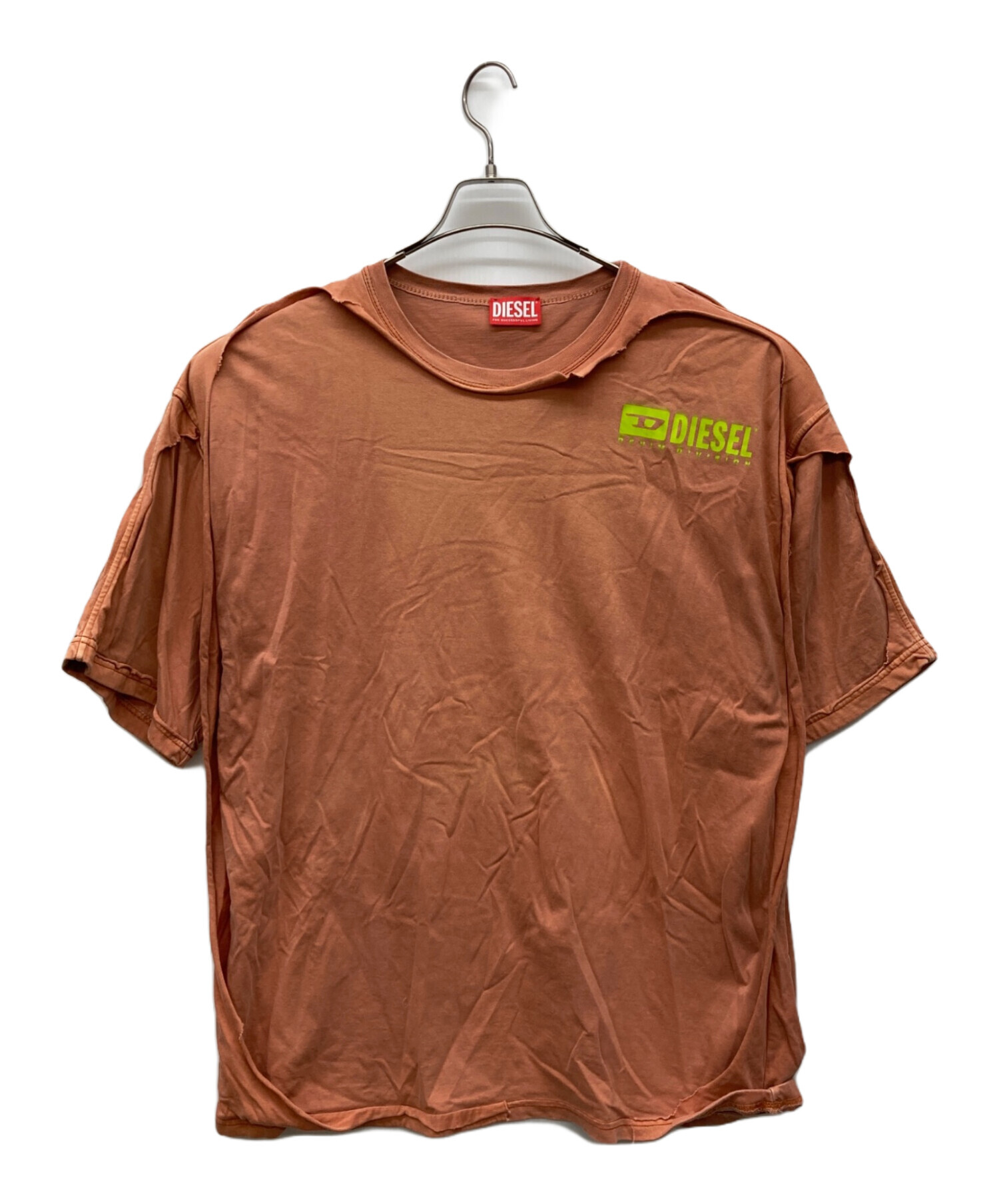 中古・古着通販】DIESEL (ディーゼル) T-BOXT-DBL オレンジ サイズ:L 