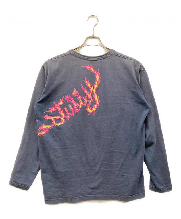 中古・古着通販】stussy (ステューシー) 恐竜プリントロングスリーブ 
