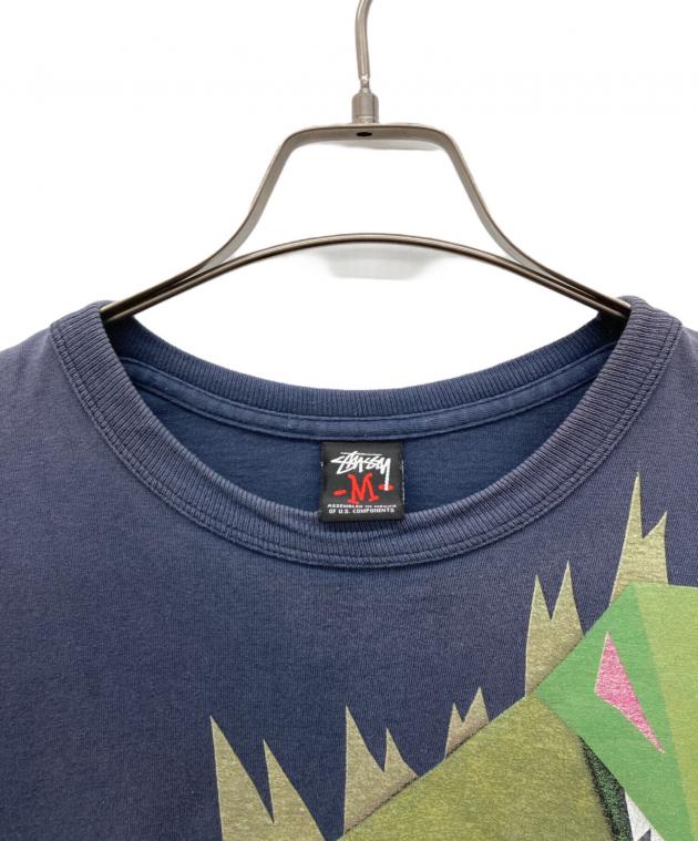 中古・古着通販】stussy (ステューシー) 恐竜プリントロングスリーブ 
