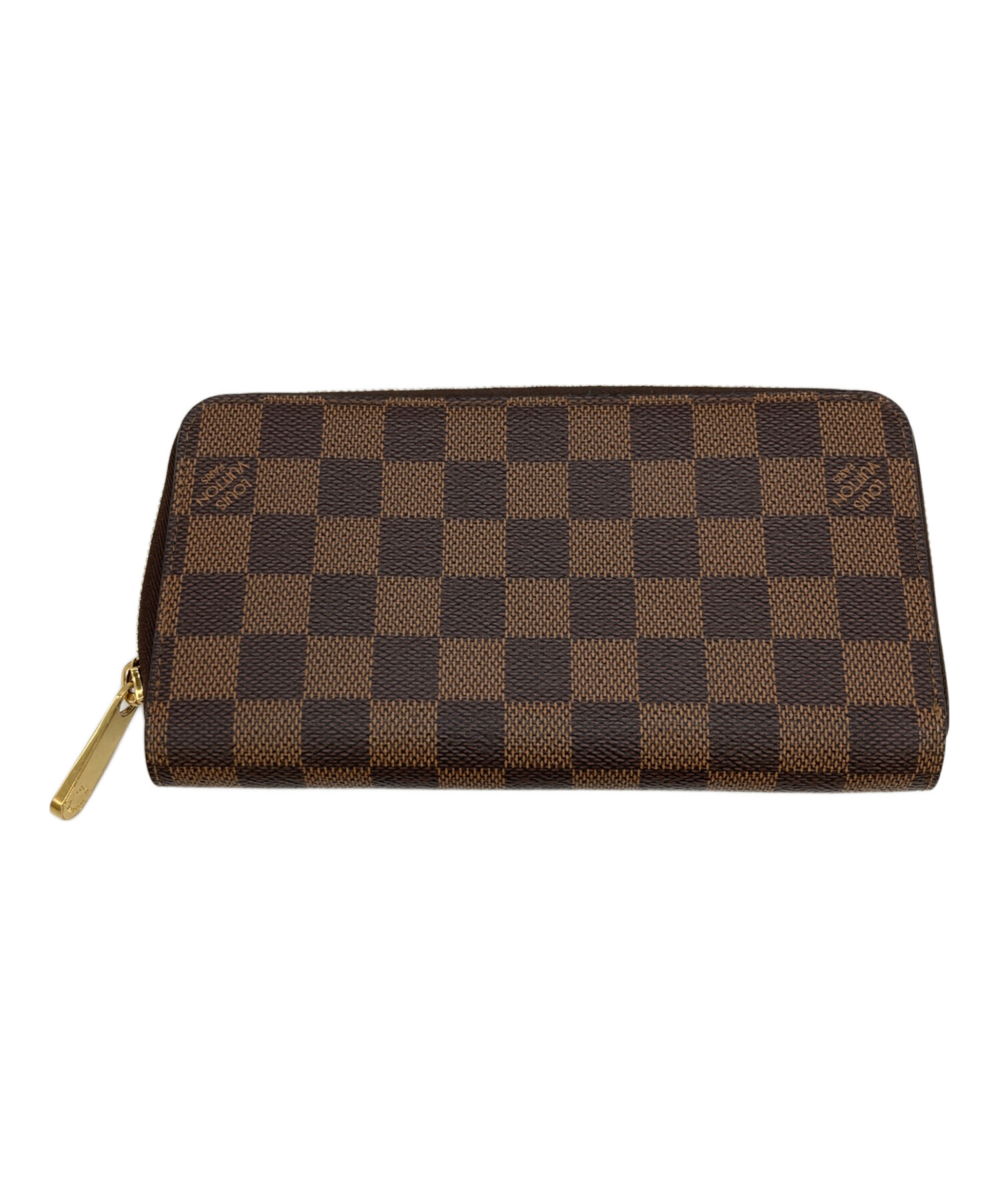 LOUIS VUITTON ルイヴィトン ダミエ ジッピーウォレット ブラウン 中古・古着通販】LOUIS VUITTON (ルイ ヴィトン) ダミエ ジッピー