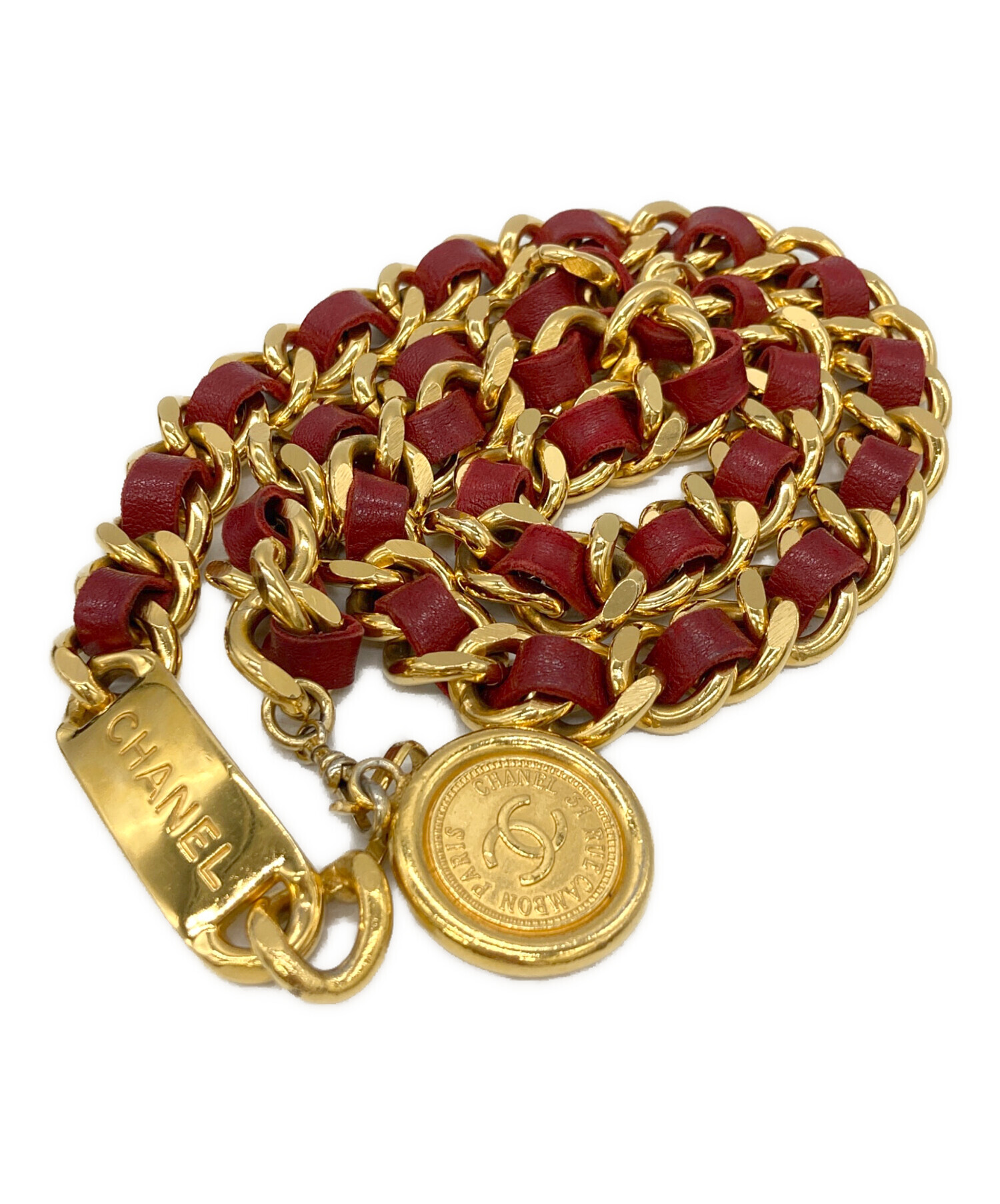 中古・古着通販】CHANEL (シャネル) ココマークコインロゴプレート