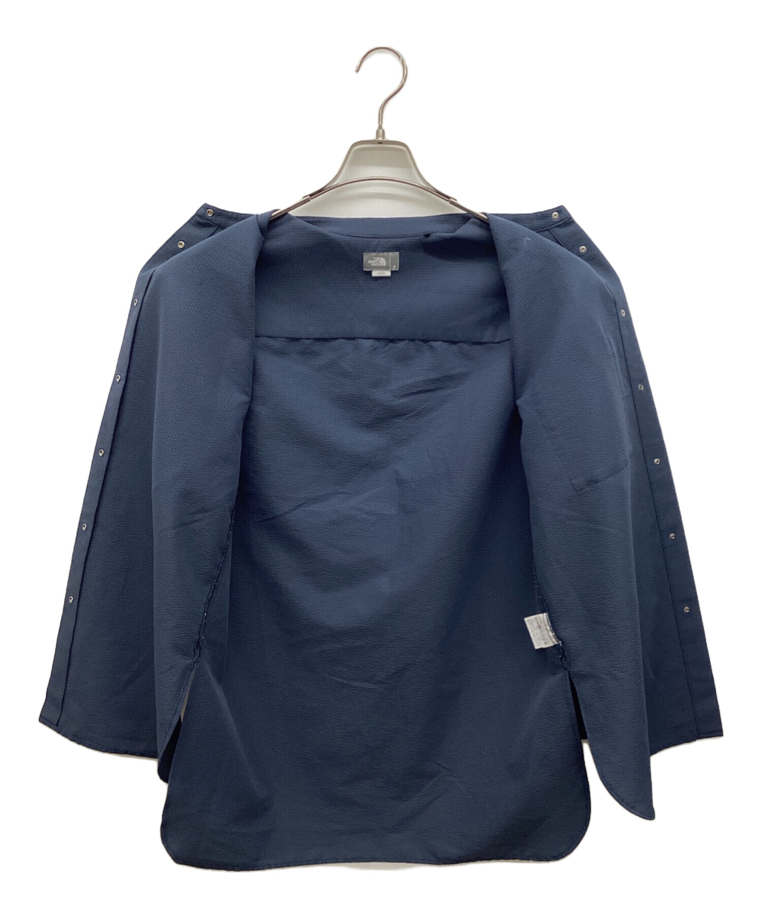 ザ・ノース・フェイス　シアサッカーオーバーシャツ　 アーバンネイビー　M 中古・古着通販】THE NORTH FACE (ザ ノース フェイス) シアサッカー