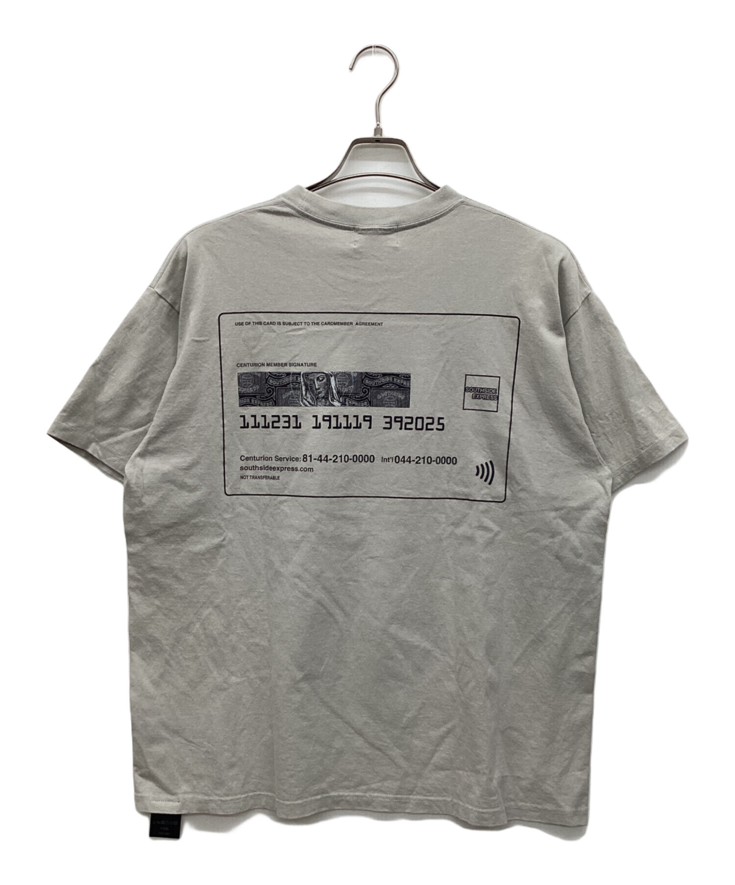 中古・古着通販】BREATH (ブレス) BLACK CARD TEE グレー サイズ:L 