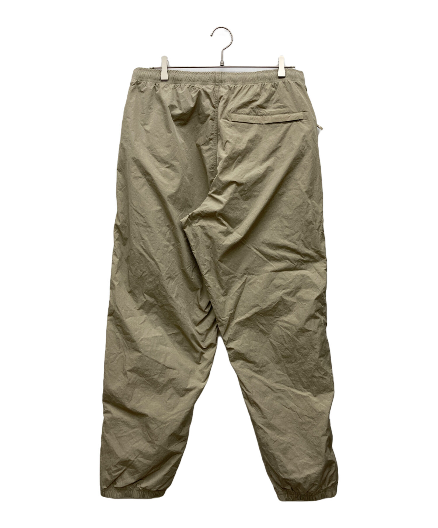 中古・古着通販】NIKE (ナイキ) ナイロンパンツ ベージュ サイズ:L