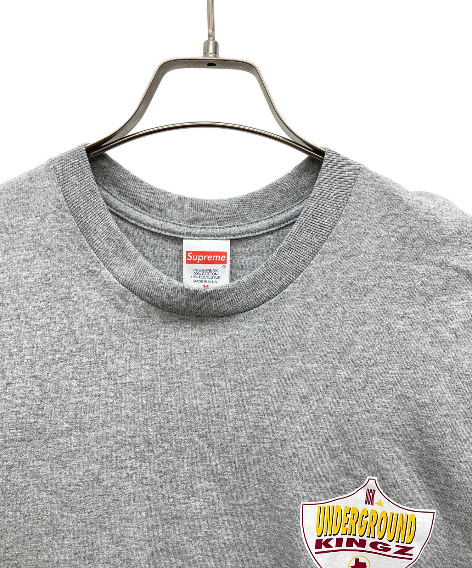 中古・古着通販】SUPREME (シュプリーム) UGK Super Tight Tee グレー