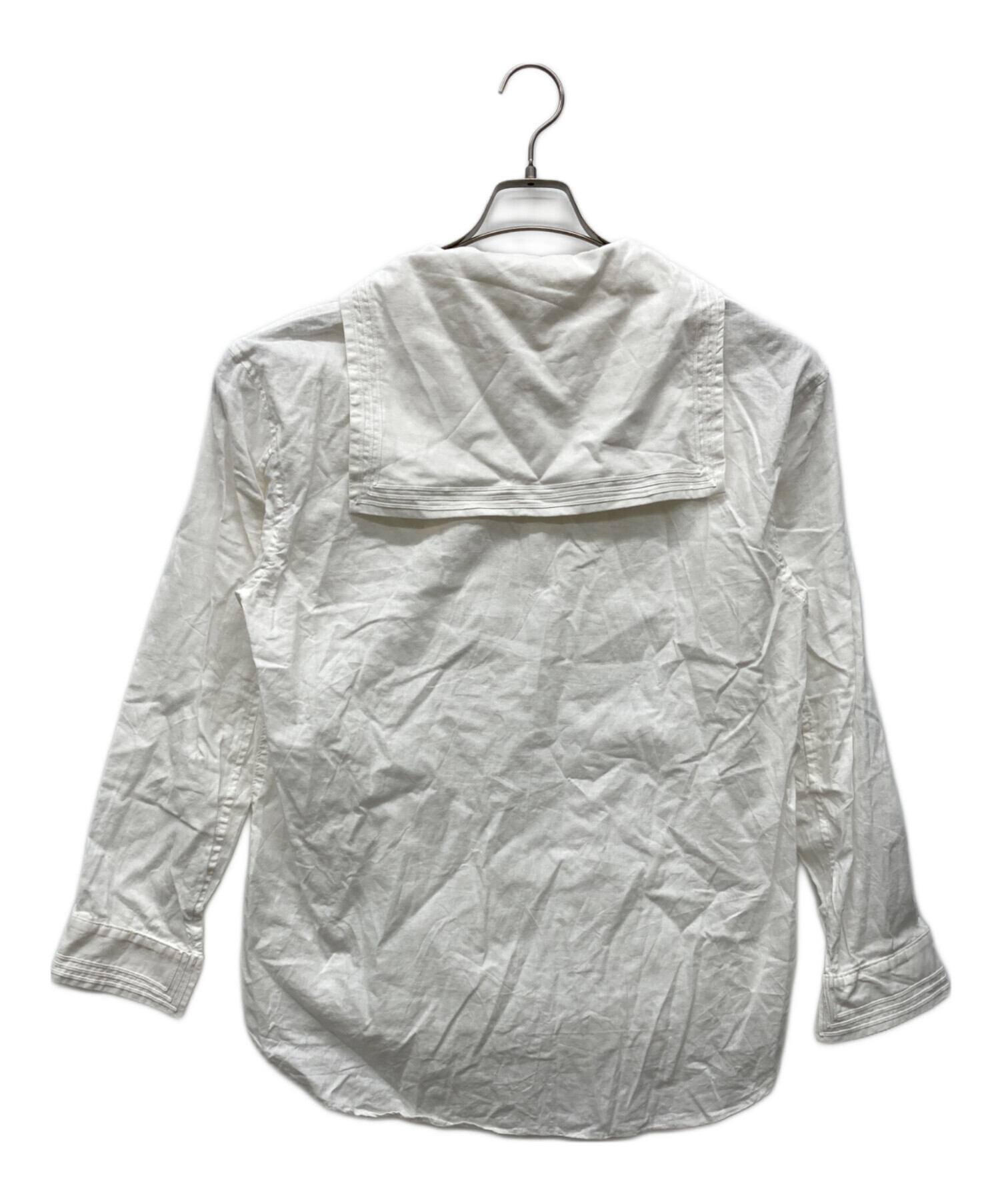 中古・古着通販】zoe (ゾーイ) zoe sailor collar shirts ホワイト