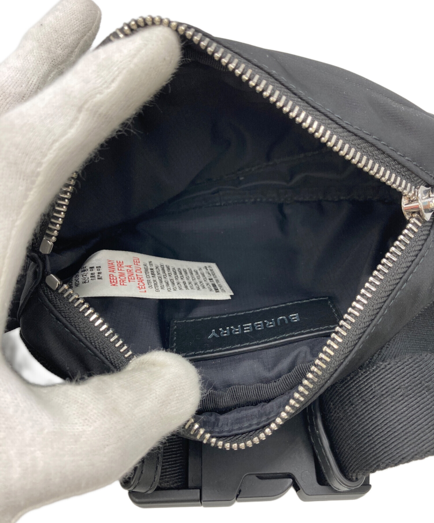 中古・古着通販】BURBERRY (バーバリー) ナイロンウエストバッグ