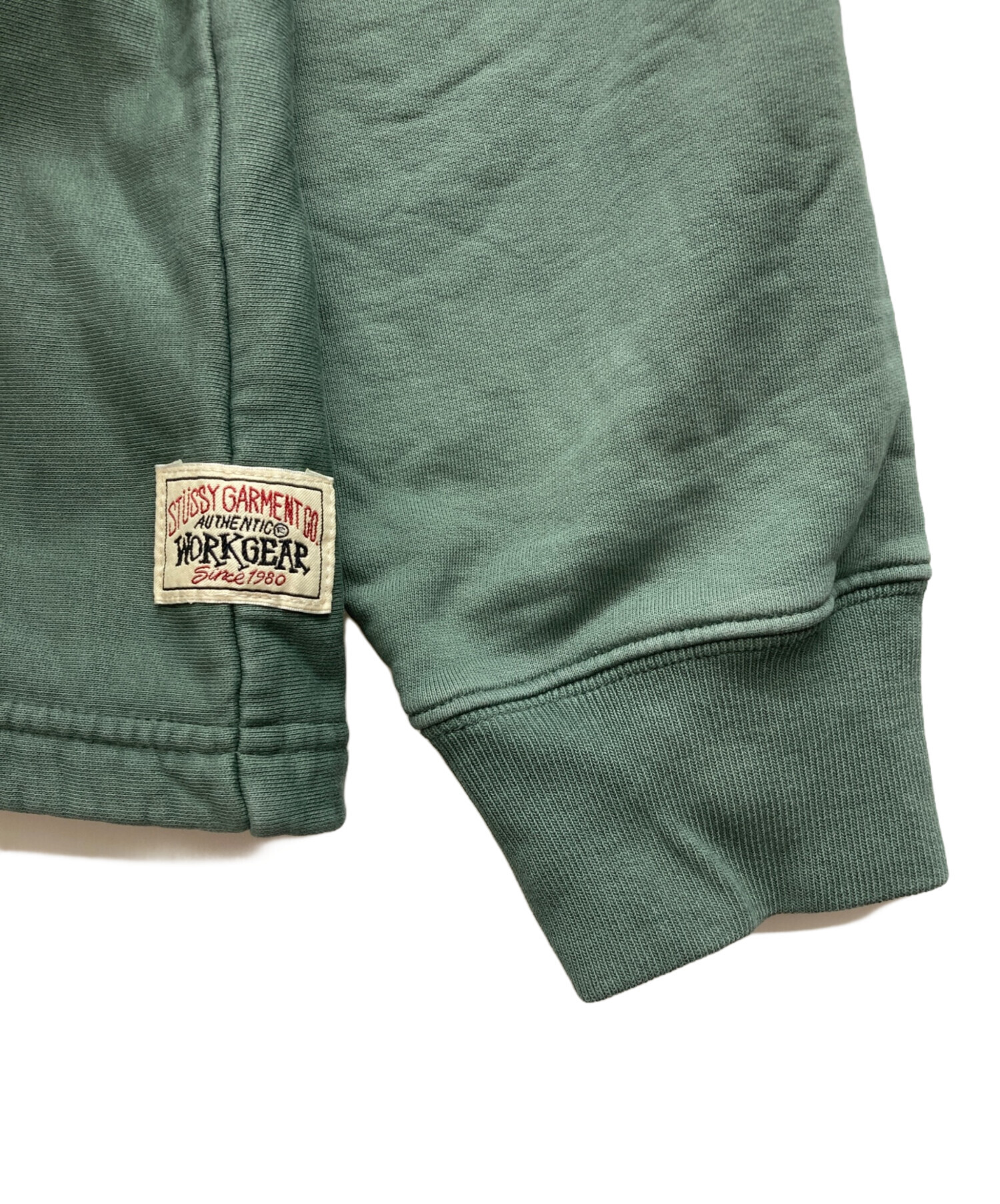 中古・古着通販】stussy (ステューシー) OPEN HEM HENLEY FLEECE 