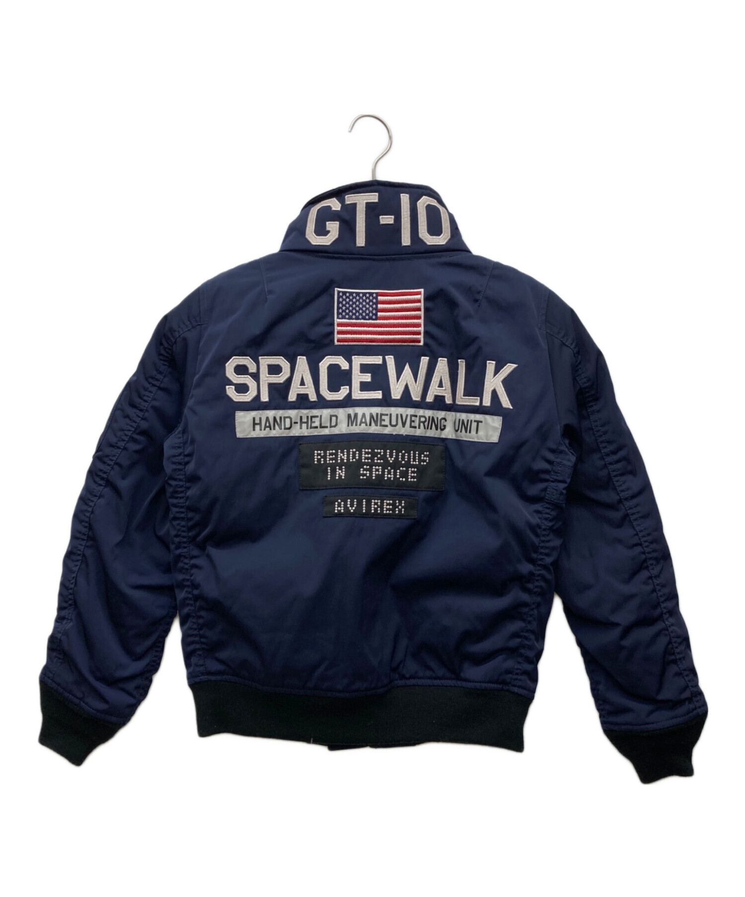 【対応中】AVIREX  SPACEWALK   MA-1系　ジャケットMサイズ 中古・古着通販】AVIREX (アヴィレックス) SPACEWALK MA-1ジャケット
