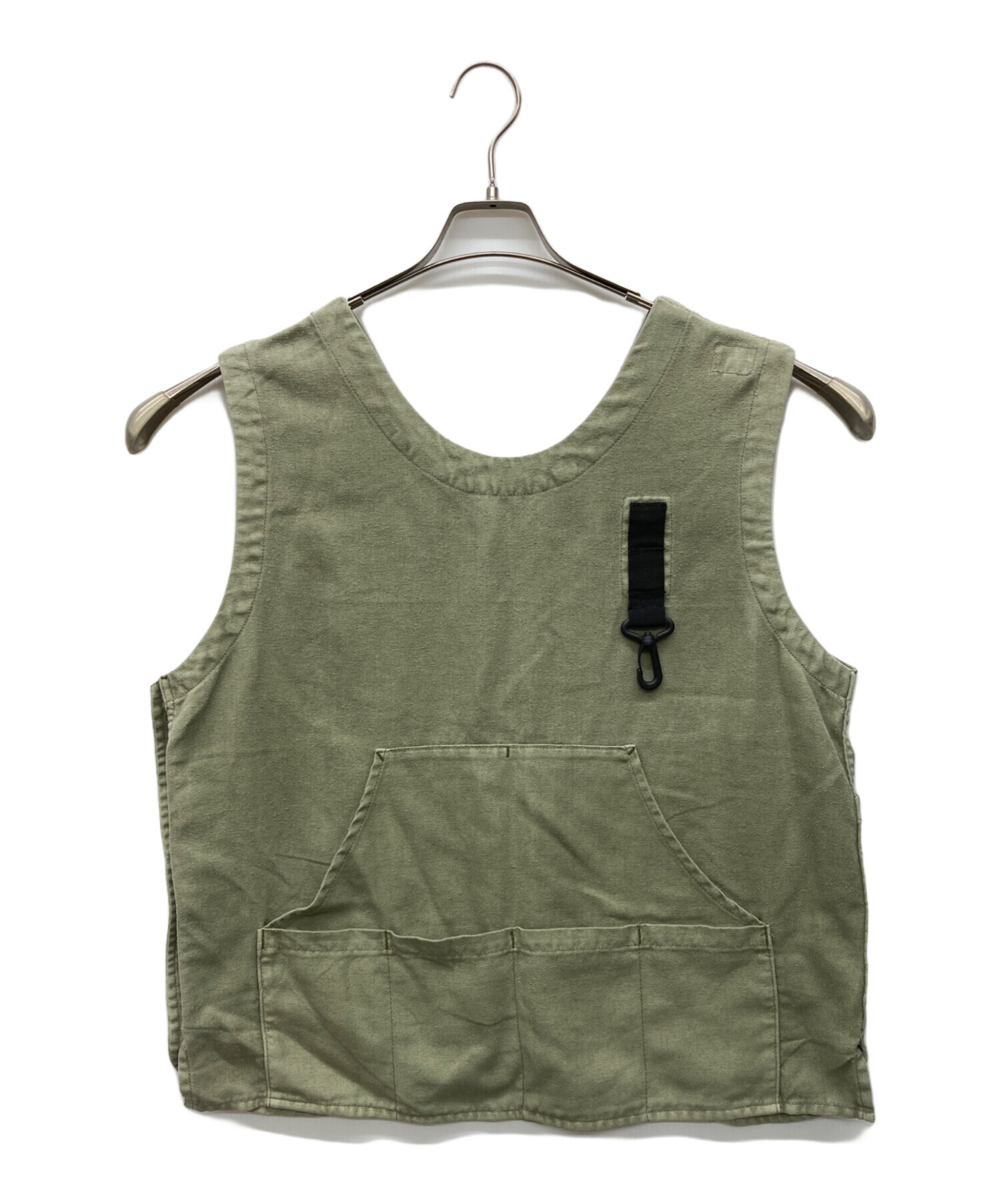 中古・古着通販】GO HEMP (ゴーヘンプ) BOTH SIDES VEST カーキ サイズ 
