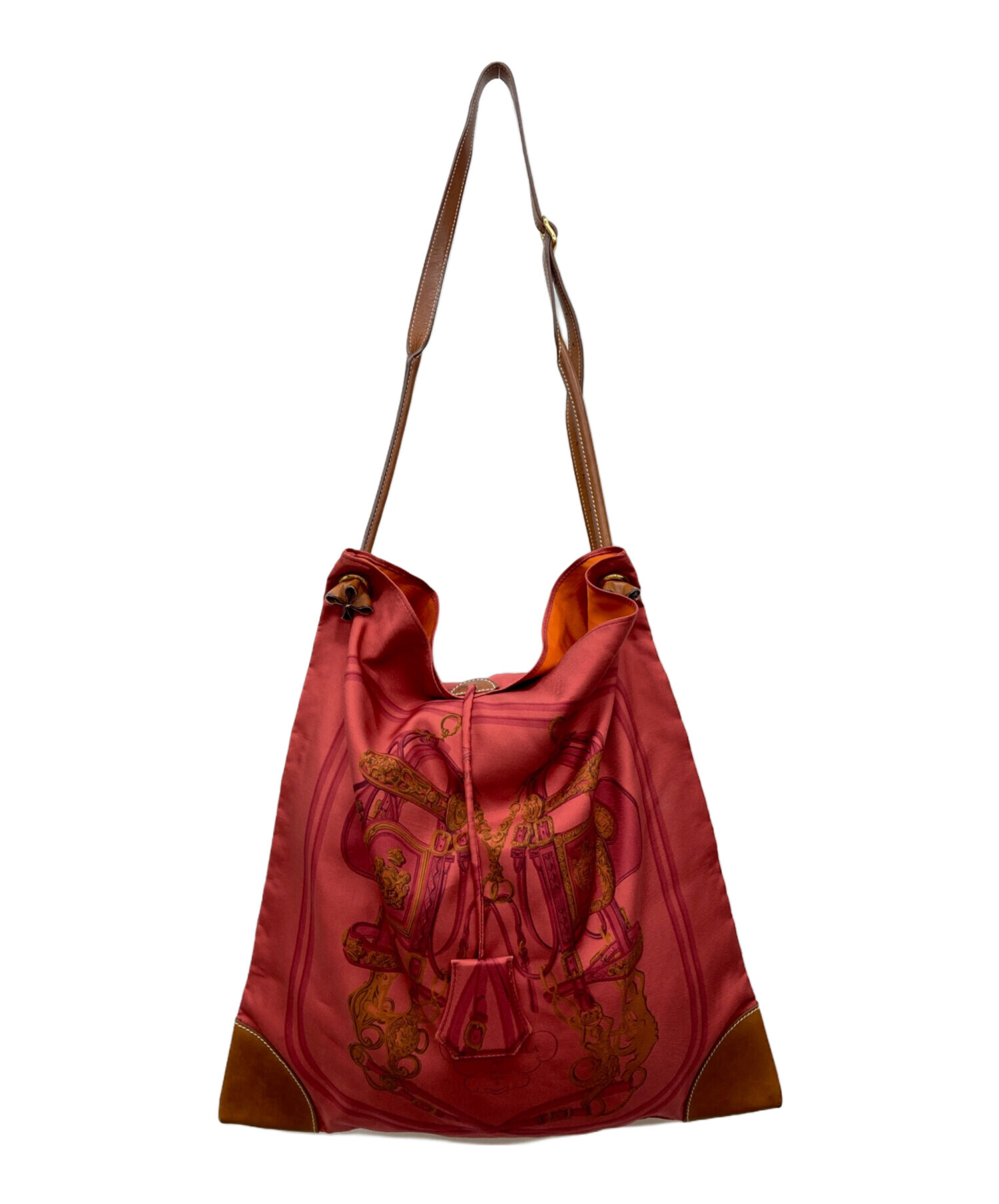 中古・古着通販】HERMES (エルメス) シルキーシティーMM レッド 
