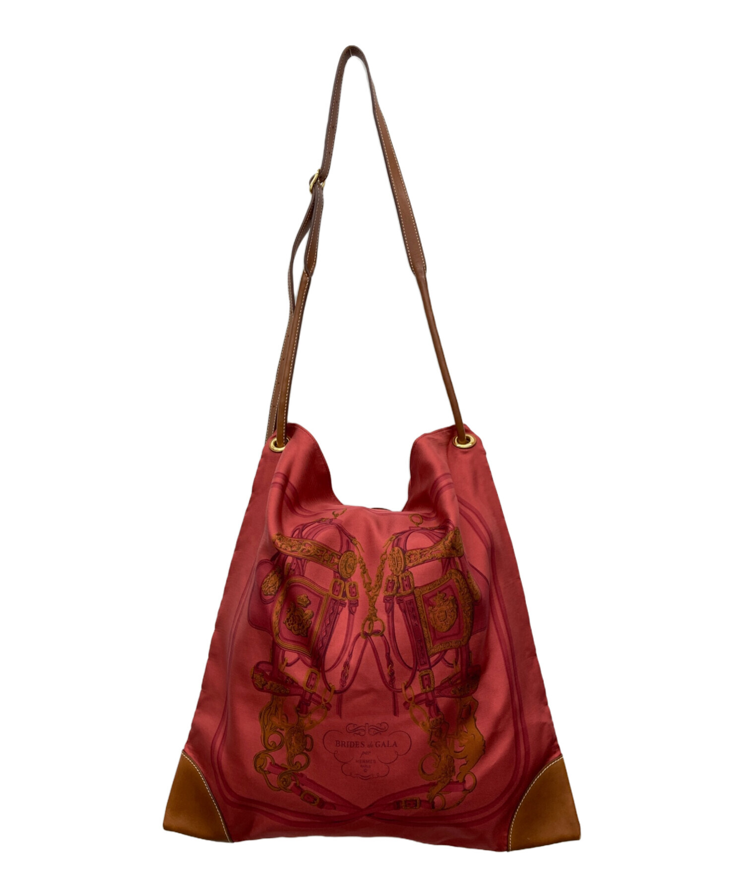 中古・古着通販】HERMES (エルメス) シルキーシティーMM レッド 