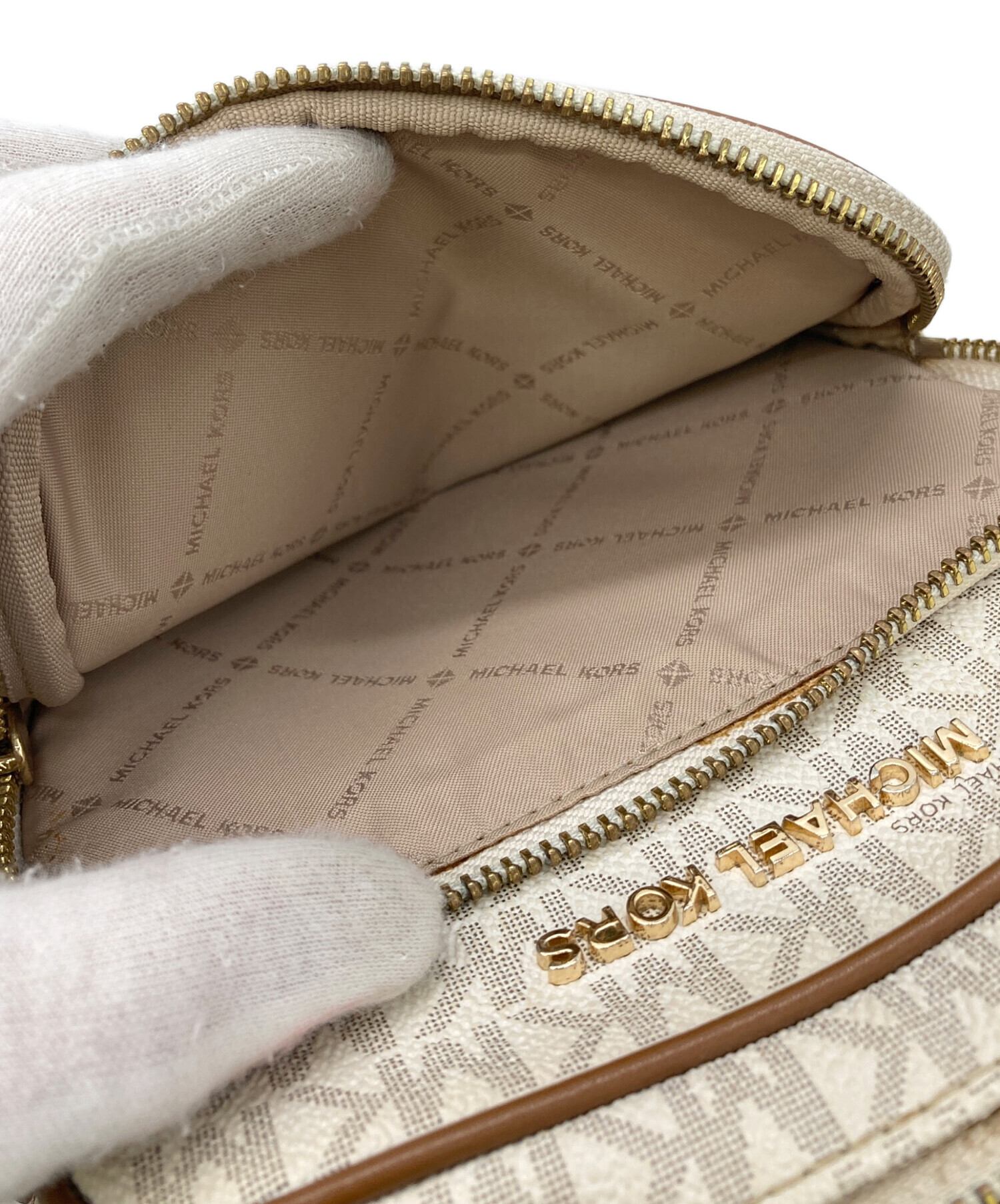 中古・古着通販】MICHAEL KORS (マイケルコース) モノグラムショルダー